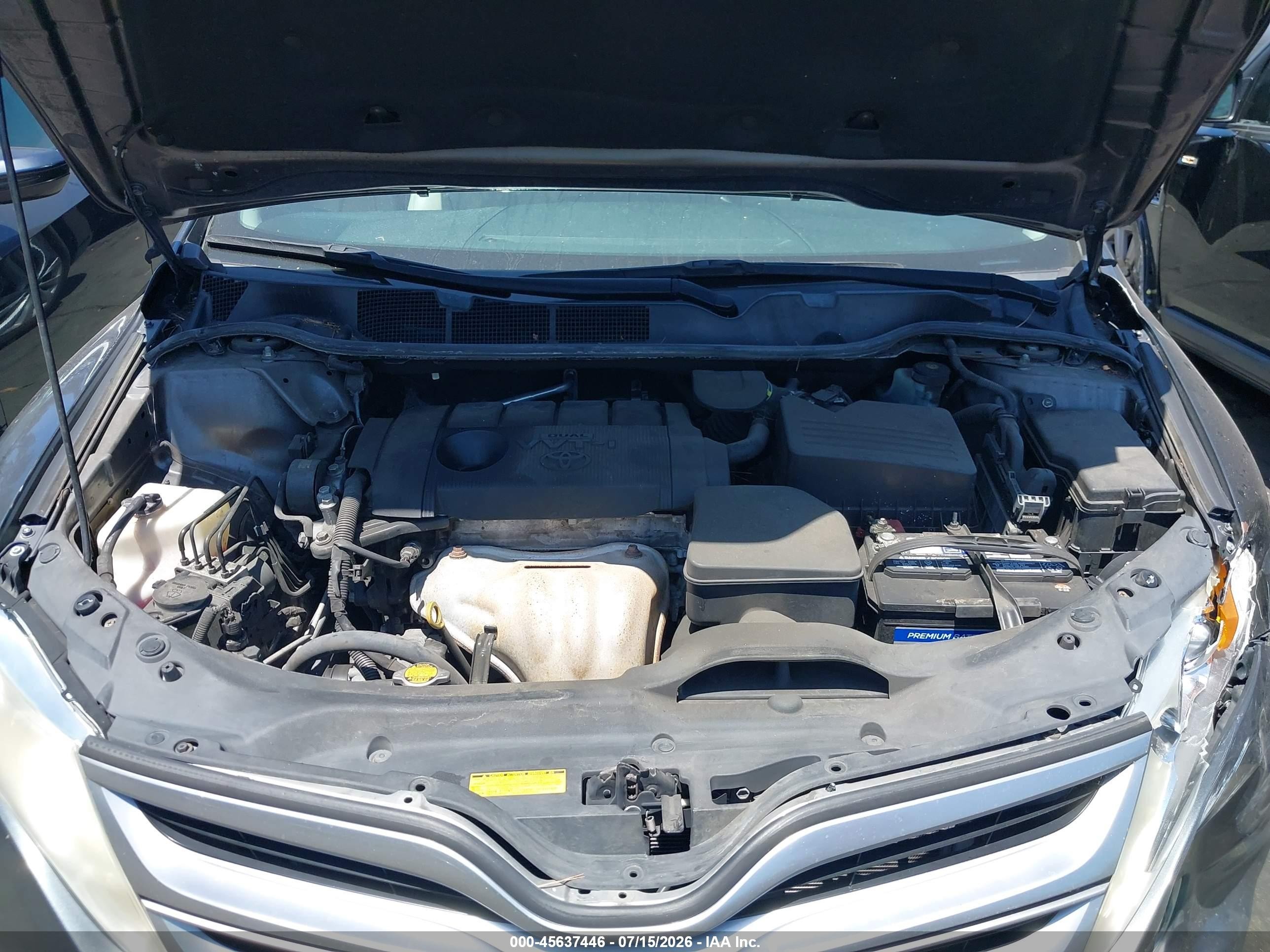 2013 Toyota Venza Le Gray vin: 4T3ZA3BB0DU075481