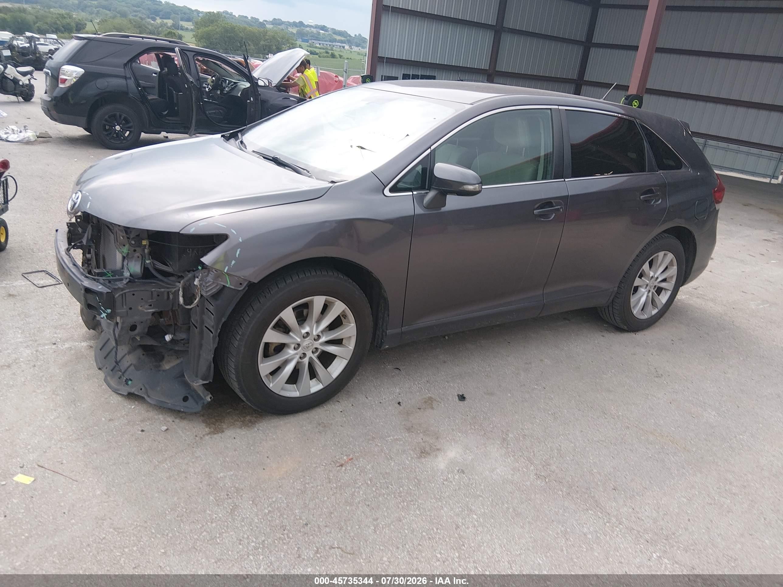2014 Toyota Venza Le Черный vin: 4T3ZA3BB0EU084313
