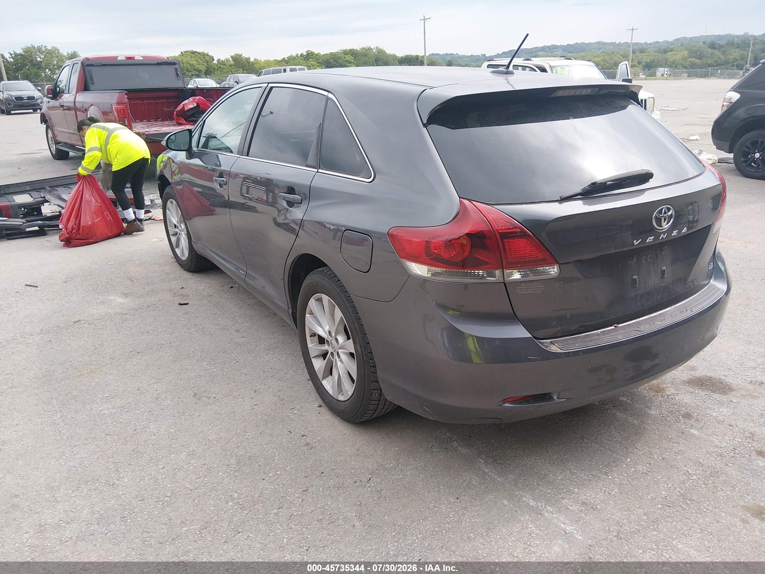 2014 Toyota Venza Le Черный vin: 4T3ZA3BB0EU084313