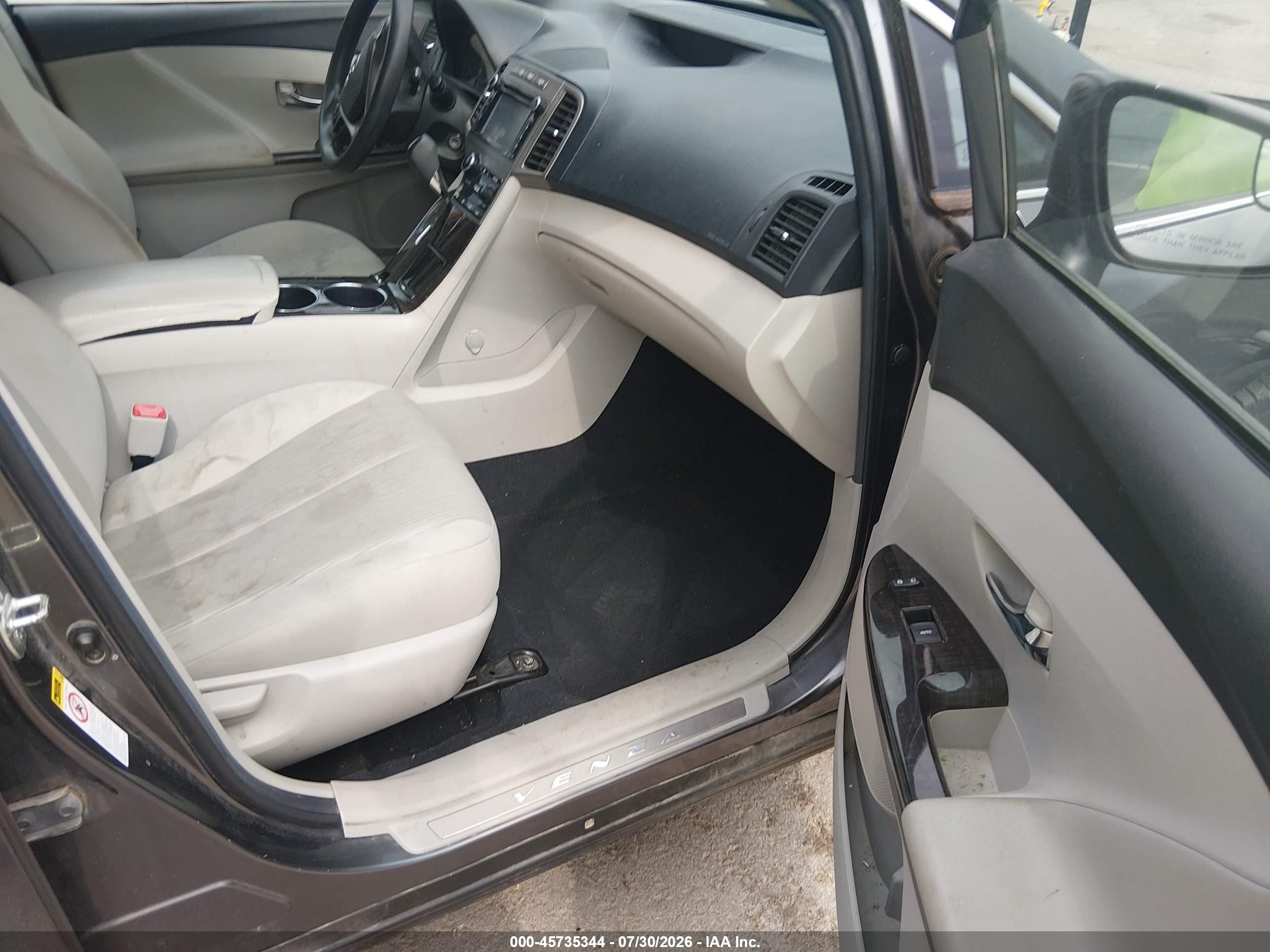 2014 Toyota Venza Le Черный vin: 4T3ZA3BB0EU084313