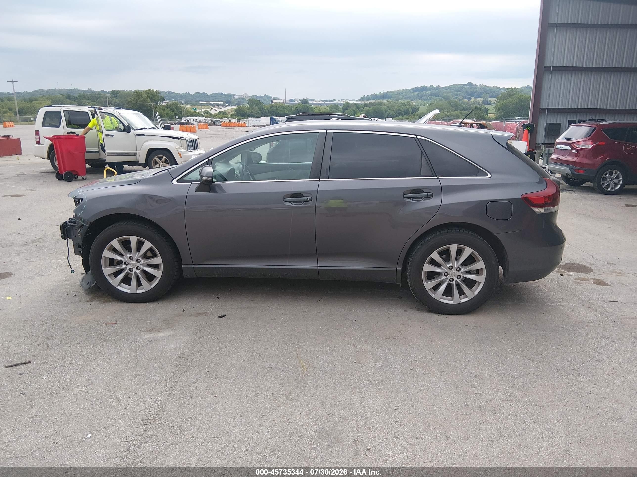 2014 Toyota Venza Le Черный vin: 4T3ZA3BB0EU084313