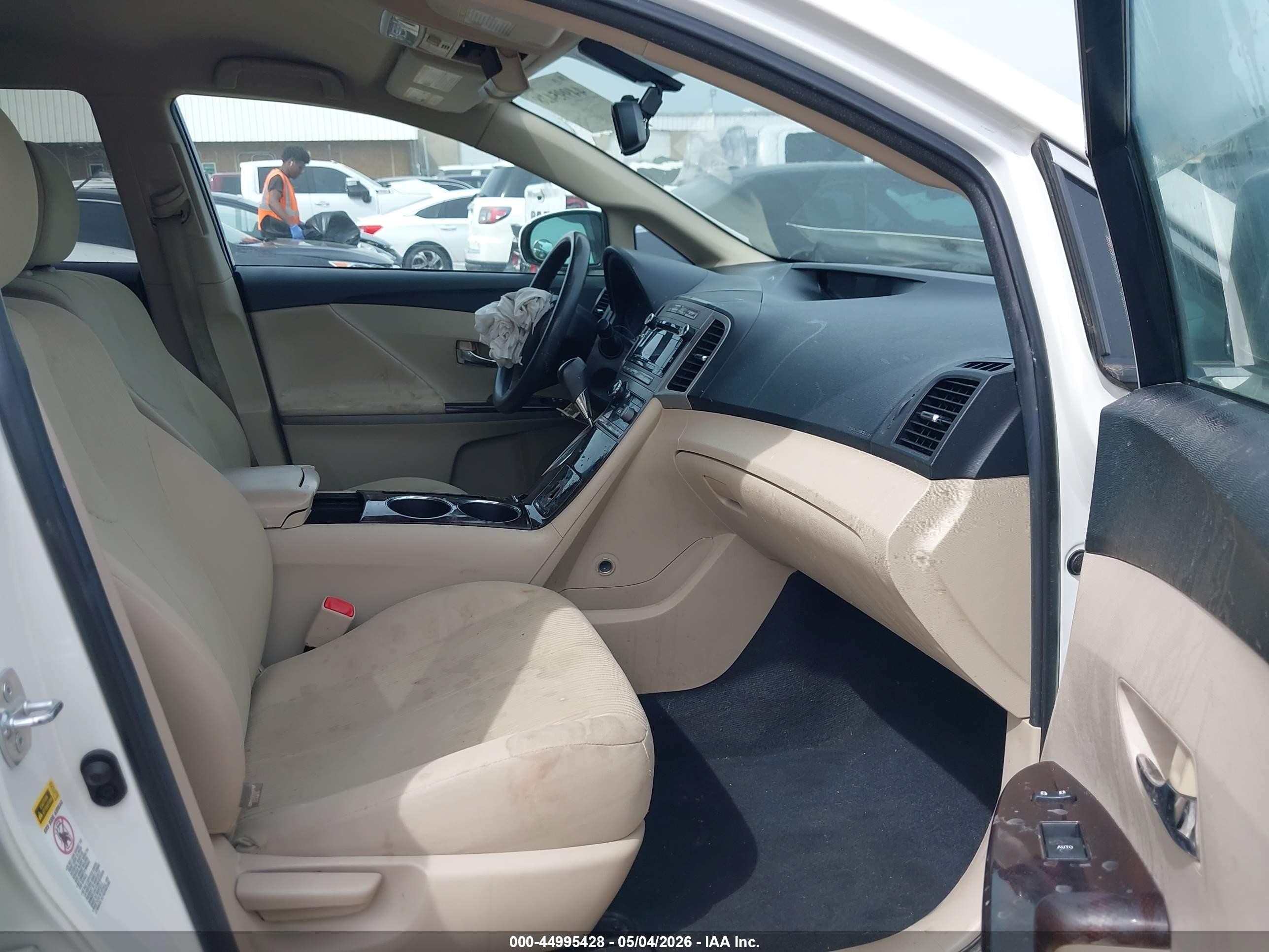 2011 Toyota Venza   White vin: 4T3ZA3BB1BU042664