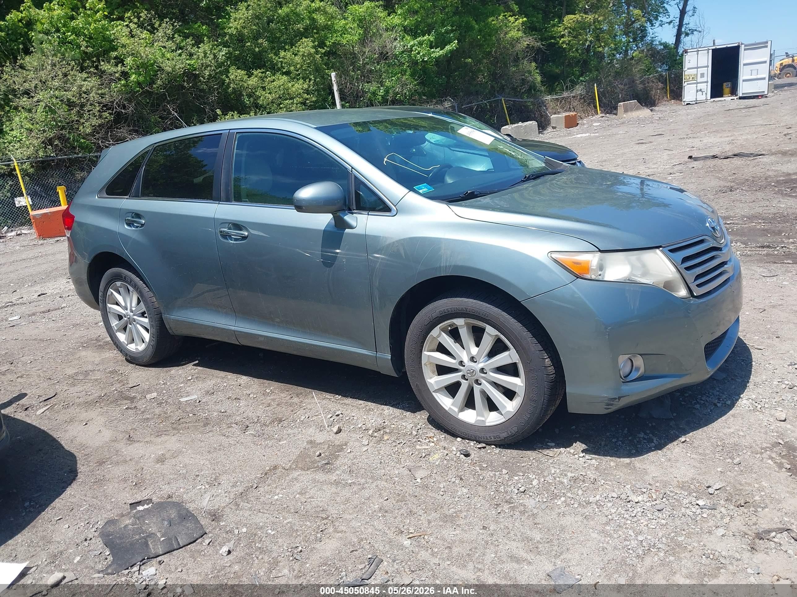 2011 Toyota Venza   Green vin: 4T3ZA3BB1BU053101