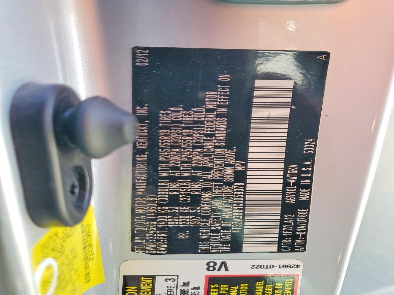 2012 Toyota Venza Xle Silver vin: 4T3ZA3BB1CU058378