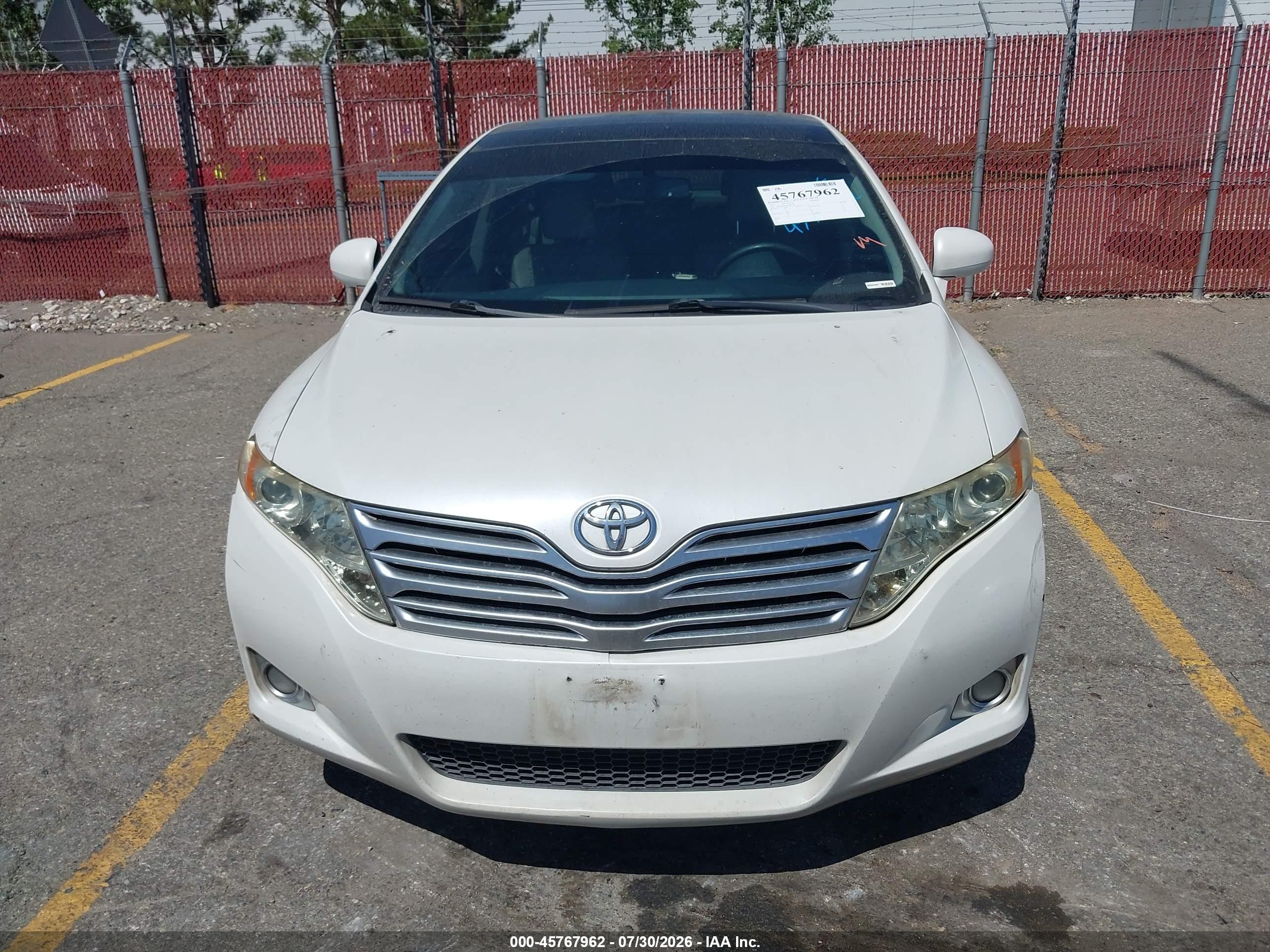 2012 Toyota Venza Xle White vin: 4T3ZA3BB1CU062138