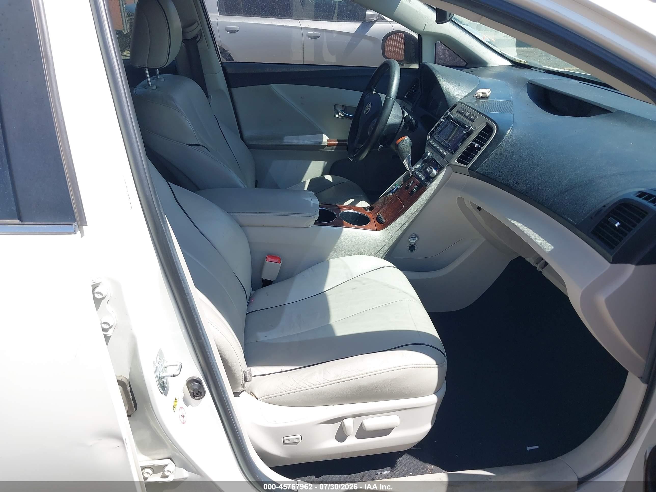 2012 Toyota Venza Xle White vin: 4T3ZA3BB1CU062138