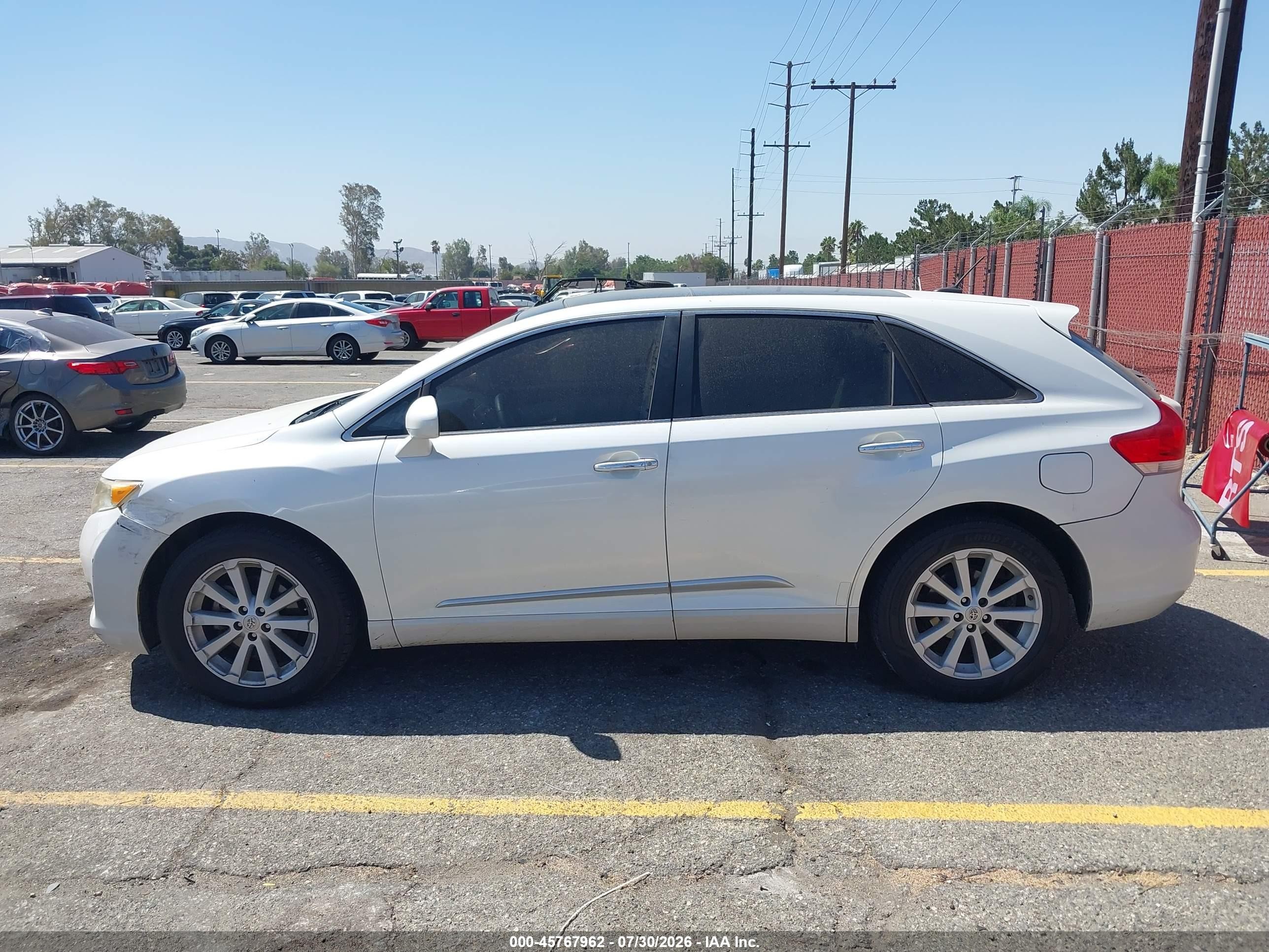 2012 Toyota Venza Xle White vin: 4T3ZA3BB1CU062138