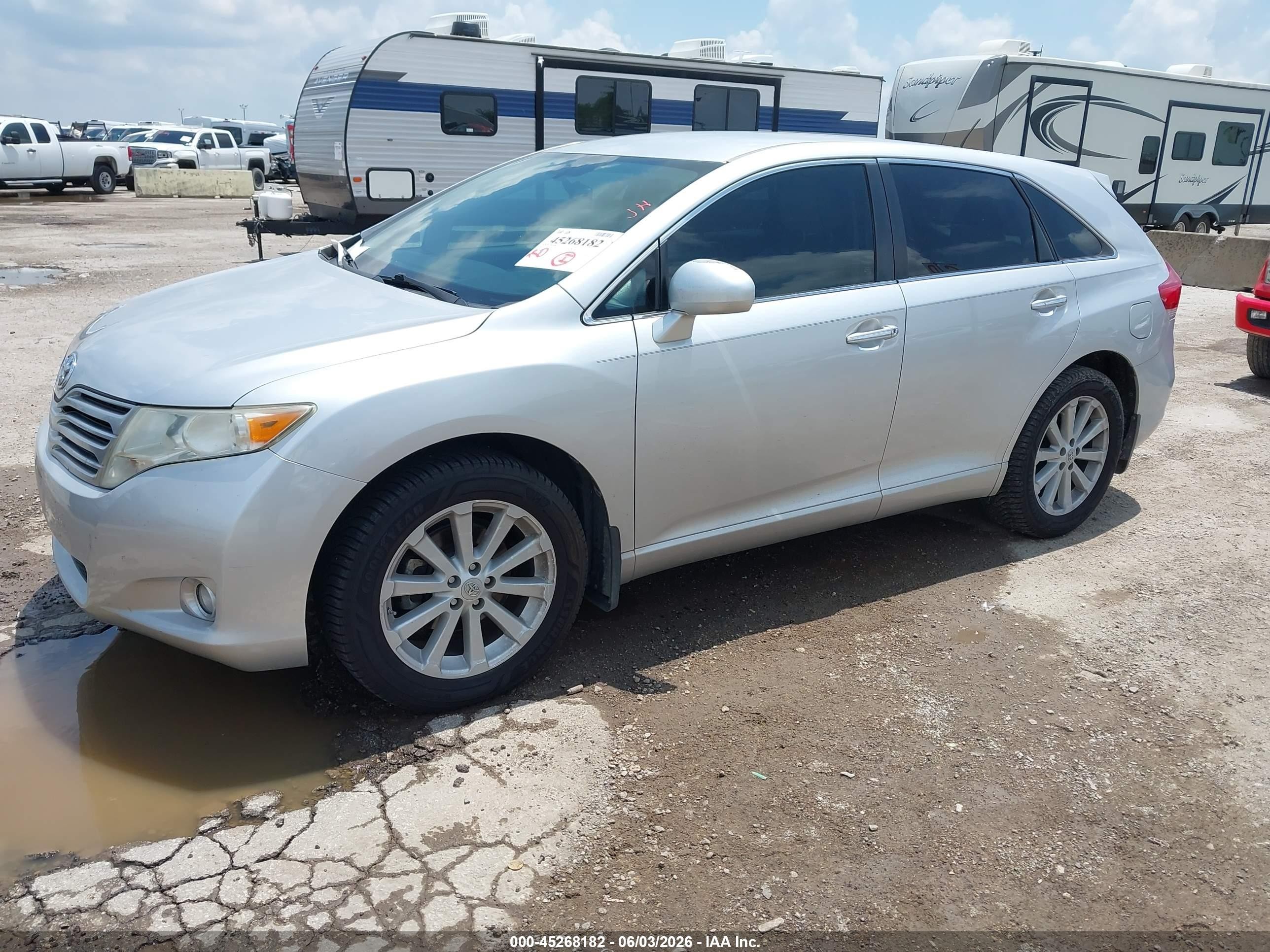 2012 Toyota Venza Xle Silver vin: 4T3ZA3BB1CU062947