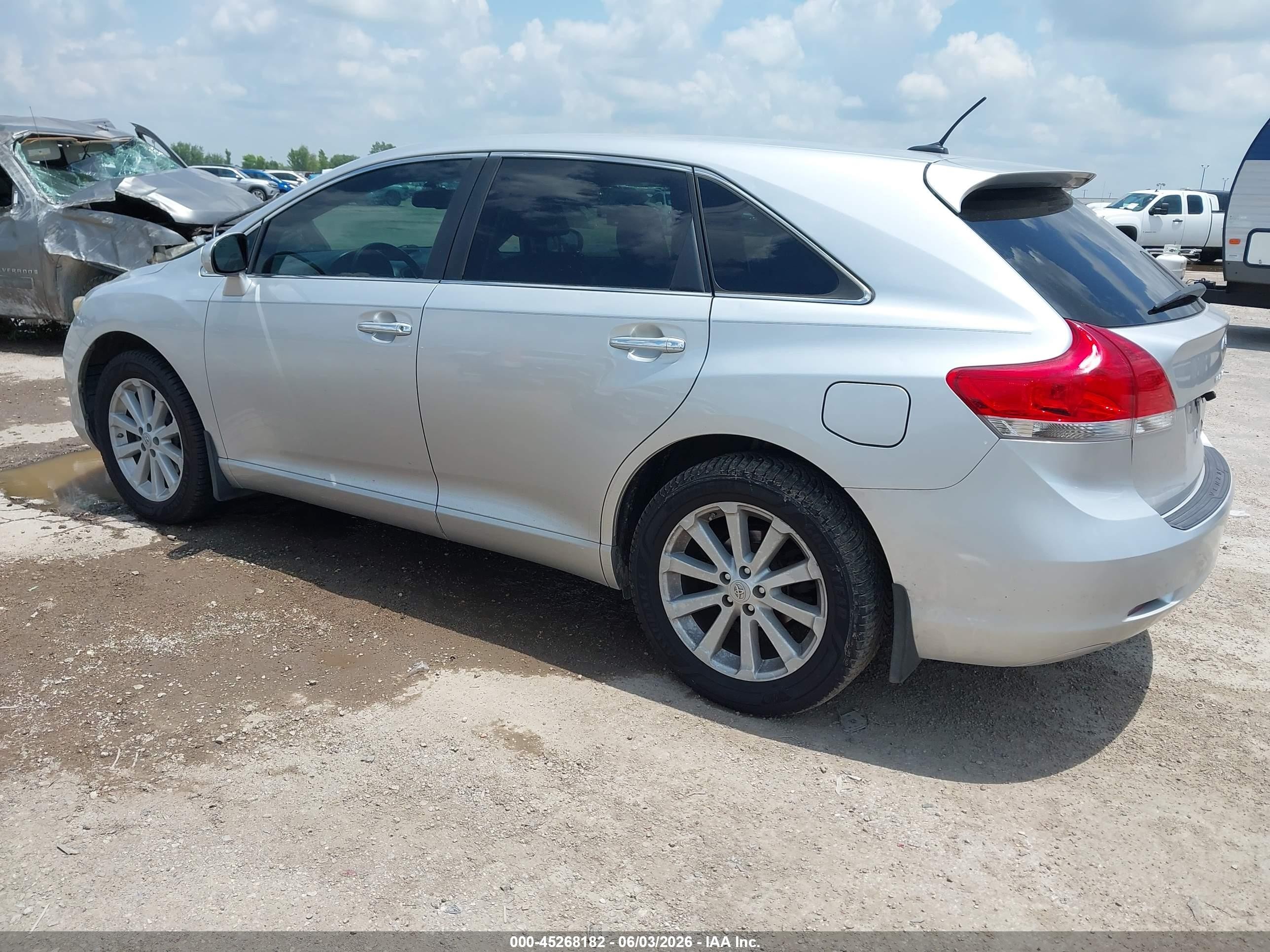 2012 Toyota Venza Xle Silver vin: 4T3ZA3BB1CU062947