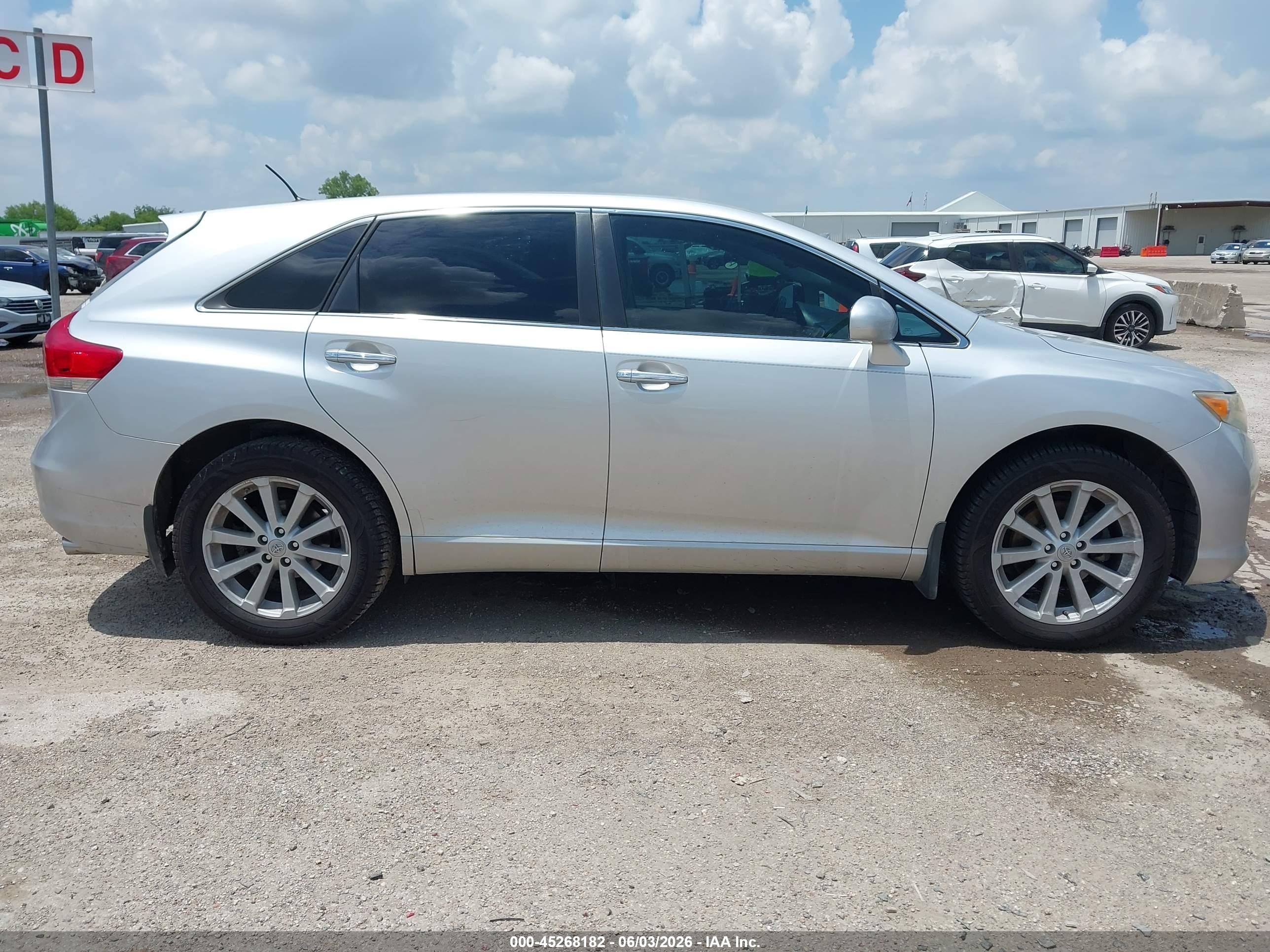 2012 Toyota Venza Xle Silver vin: 4T3ZA3BB1CU062947