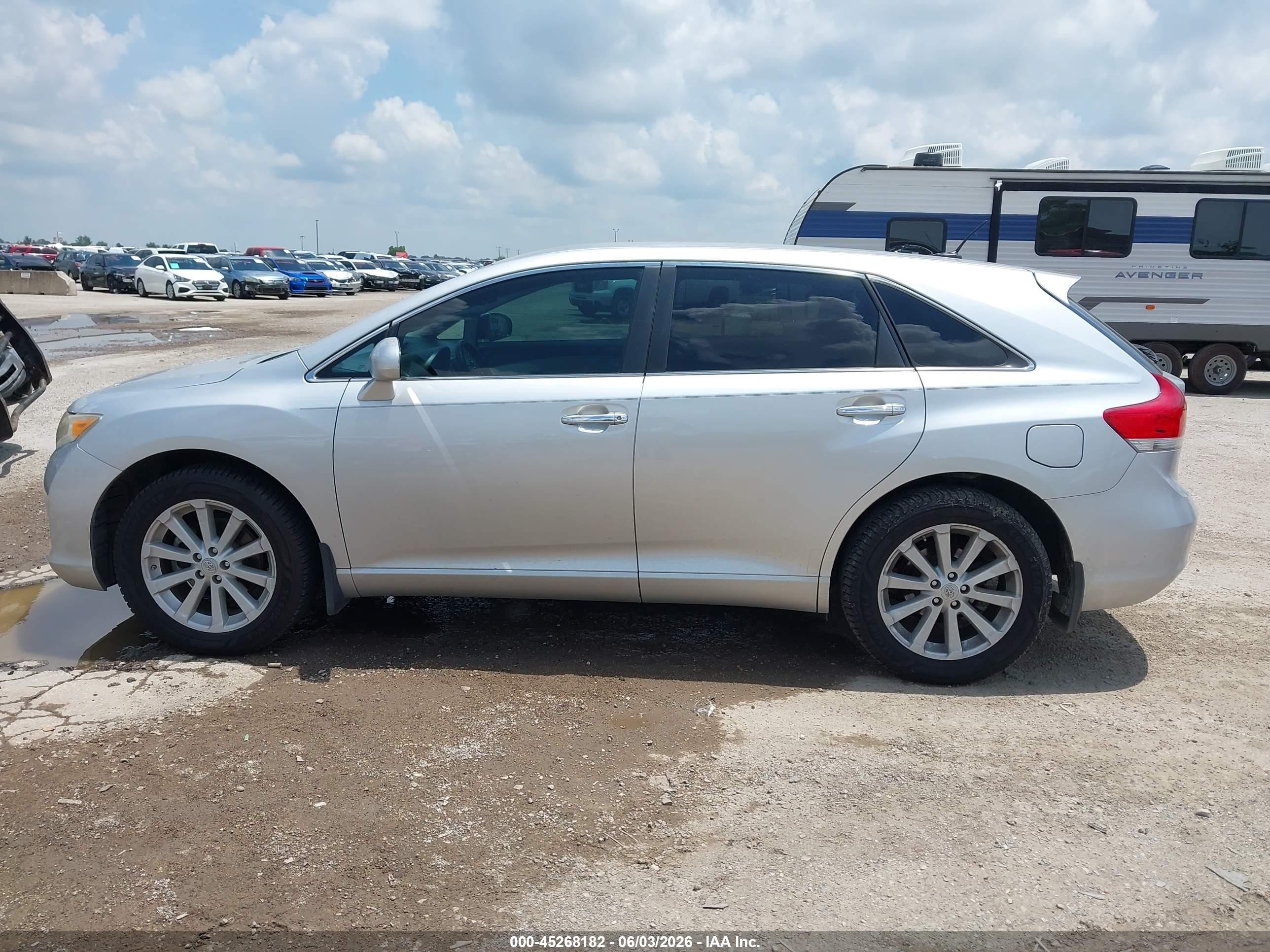 2012 Toyota Venza Xle Silver vin: 4T3ZA3BB1CU062947