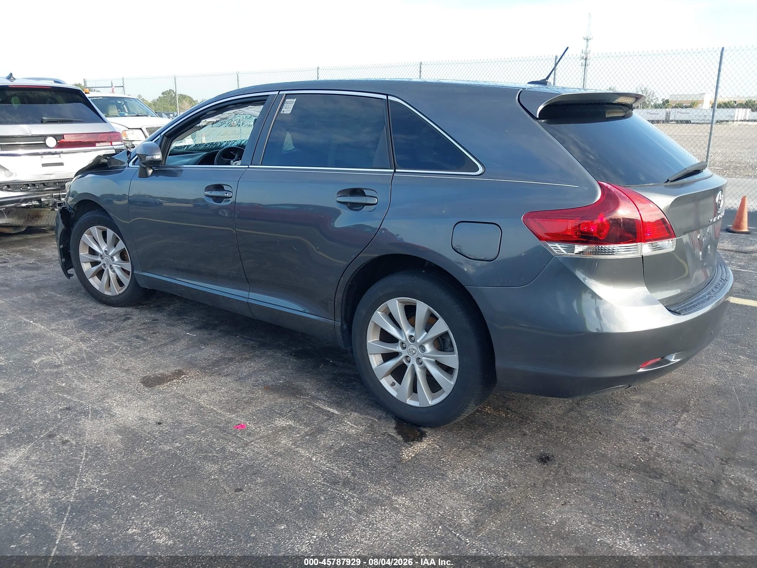 2013 Toyota Venza Le Gray vin: 4T3ZA3BB1DU067342