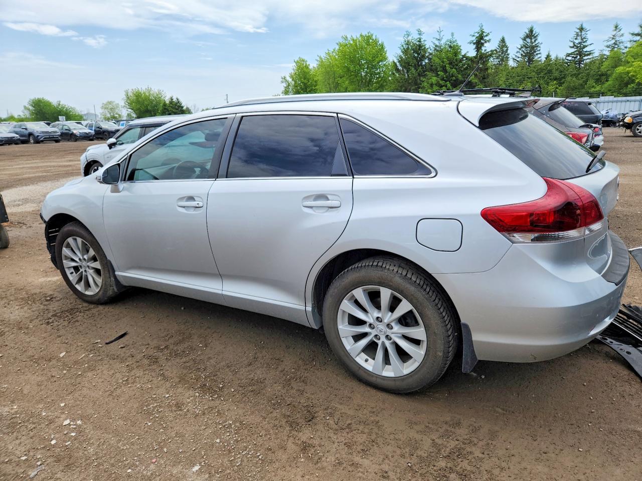 2013 Toyota Venza Le Silver vin: 4T3ZA3BB1DU070547