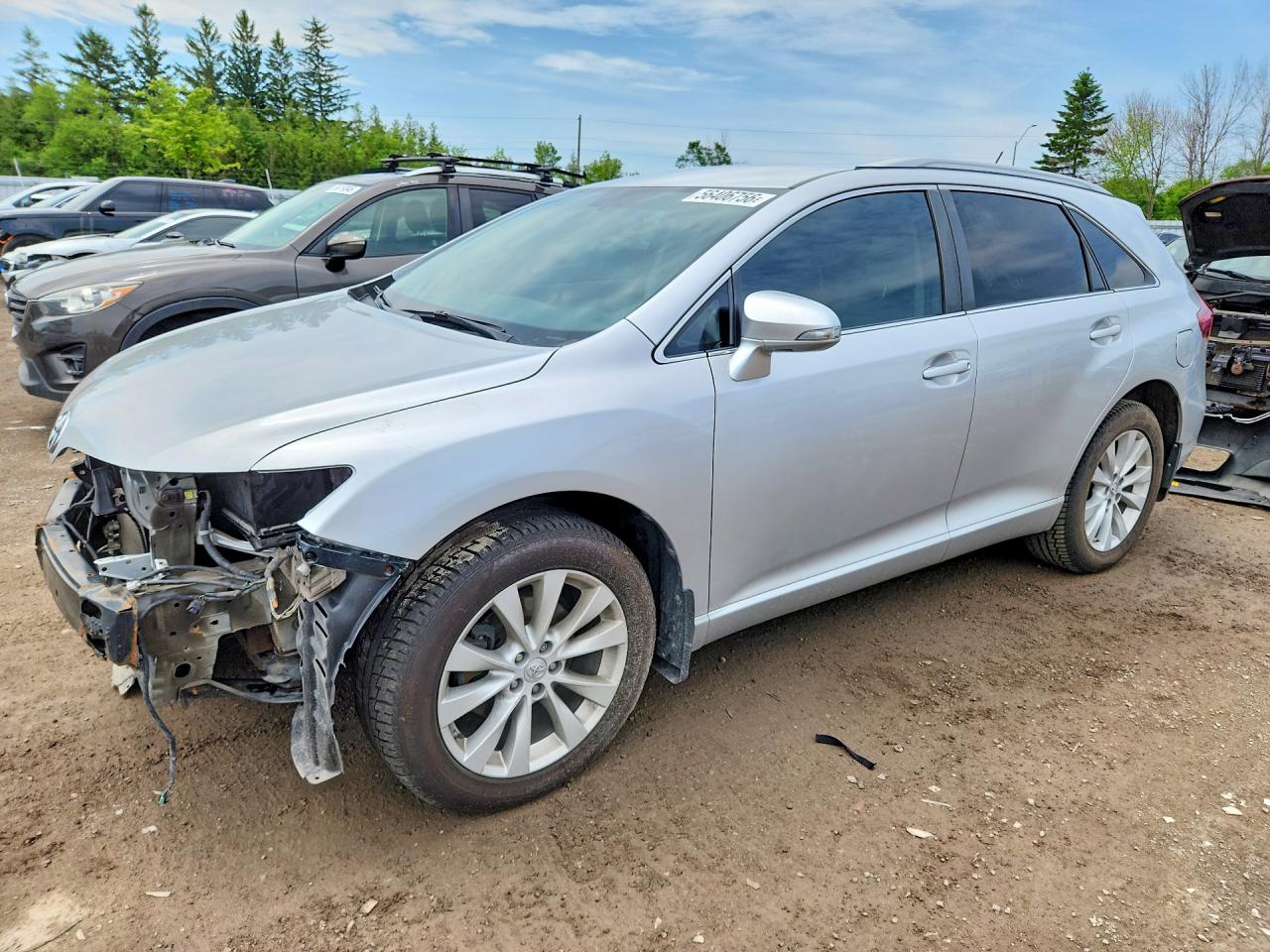 2013 Toyota Venza Le Silver vin: 4T3ZA3BB1DU070547
