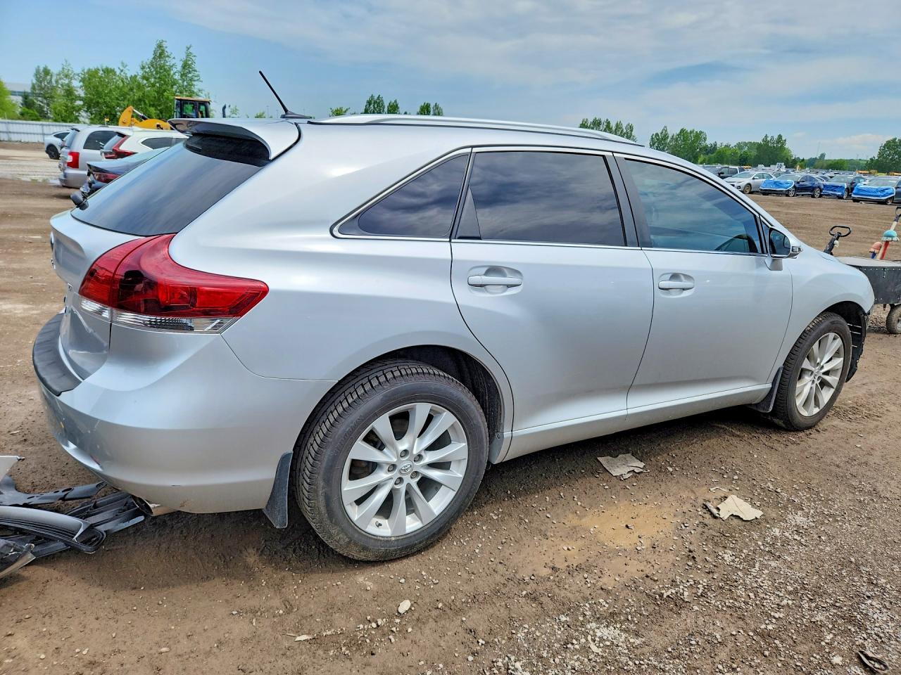 2013 Toyota Venza Le Silver vin: 4T3ZA3BB1DU070547