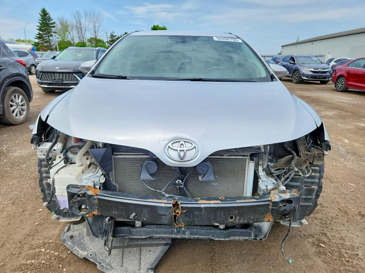 2013 Toyota Venza Le Silver vin: 4T3ZA3BB1DU070547