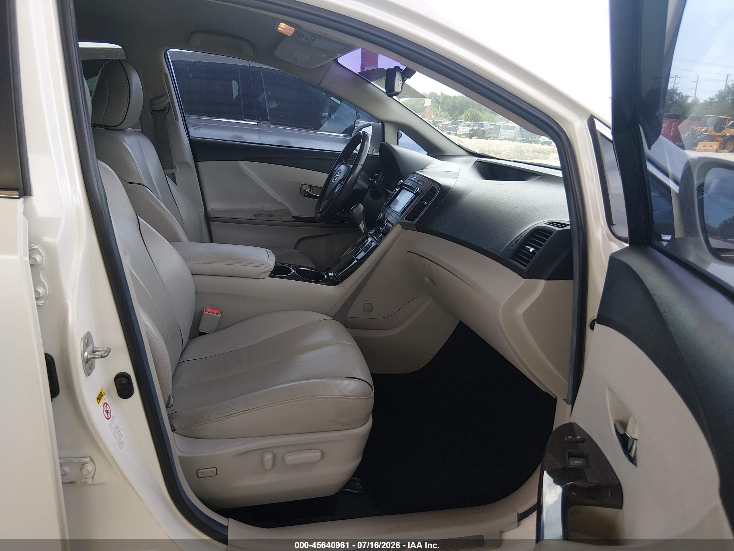 2013 Toyota Venza Xle White vin: 4T3ZA3BB1DU073321