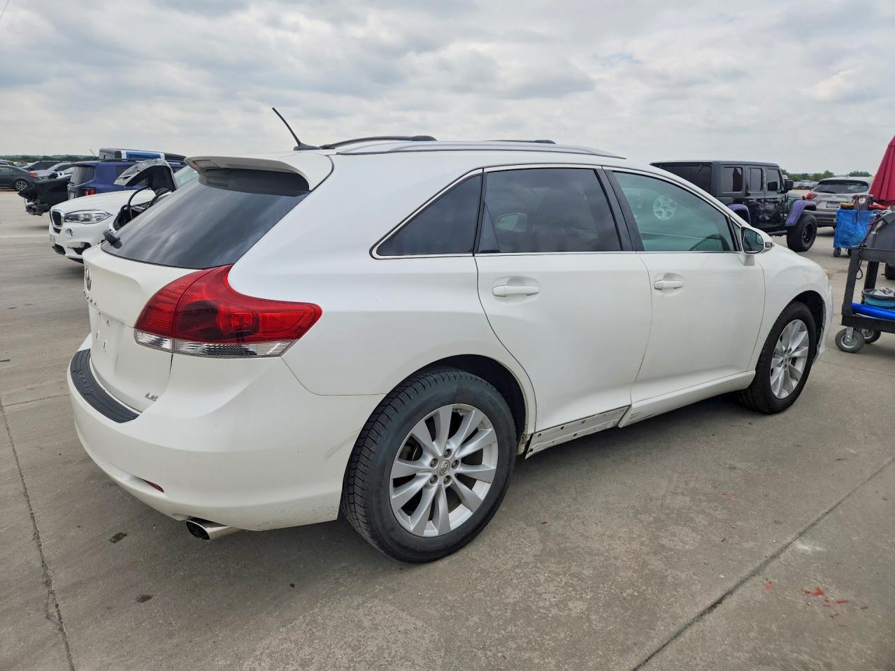 2013 Toyota Venza Le Белый vin: 4T3ZA3BB1DU074677
