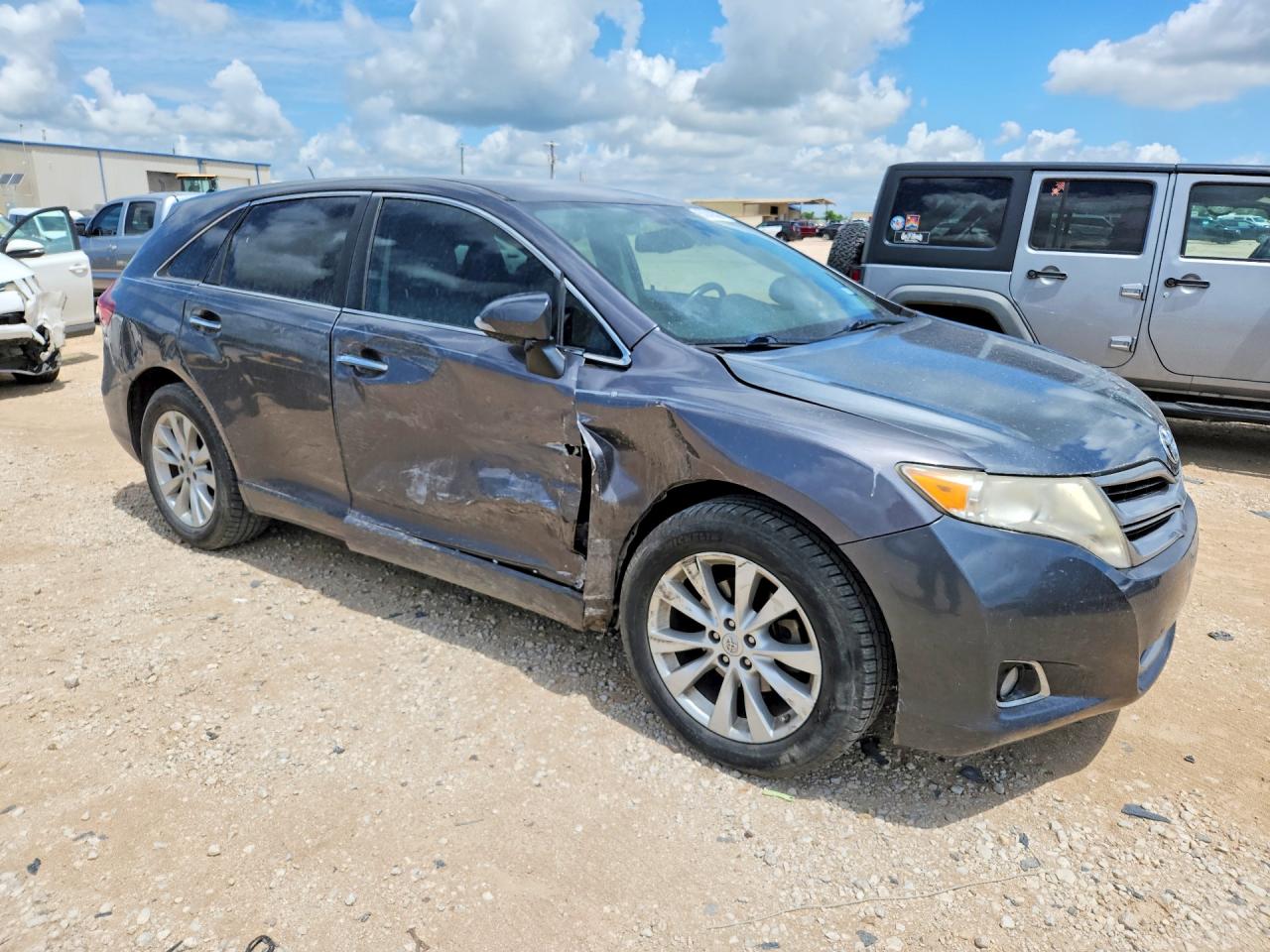 2014 Toyota Venza Xle Gray vin: 4T3ZA3BB1EU081548