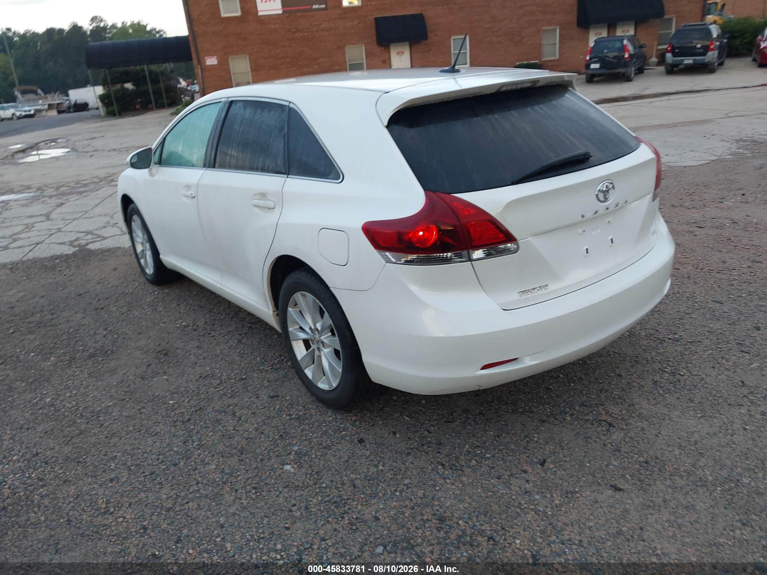 2014 Toyota Venza Le White vin: 4T3ZA3BB1EU082912