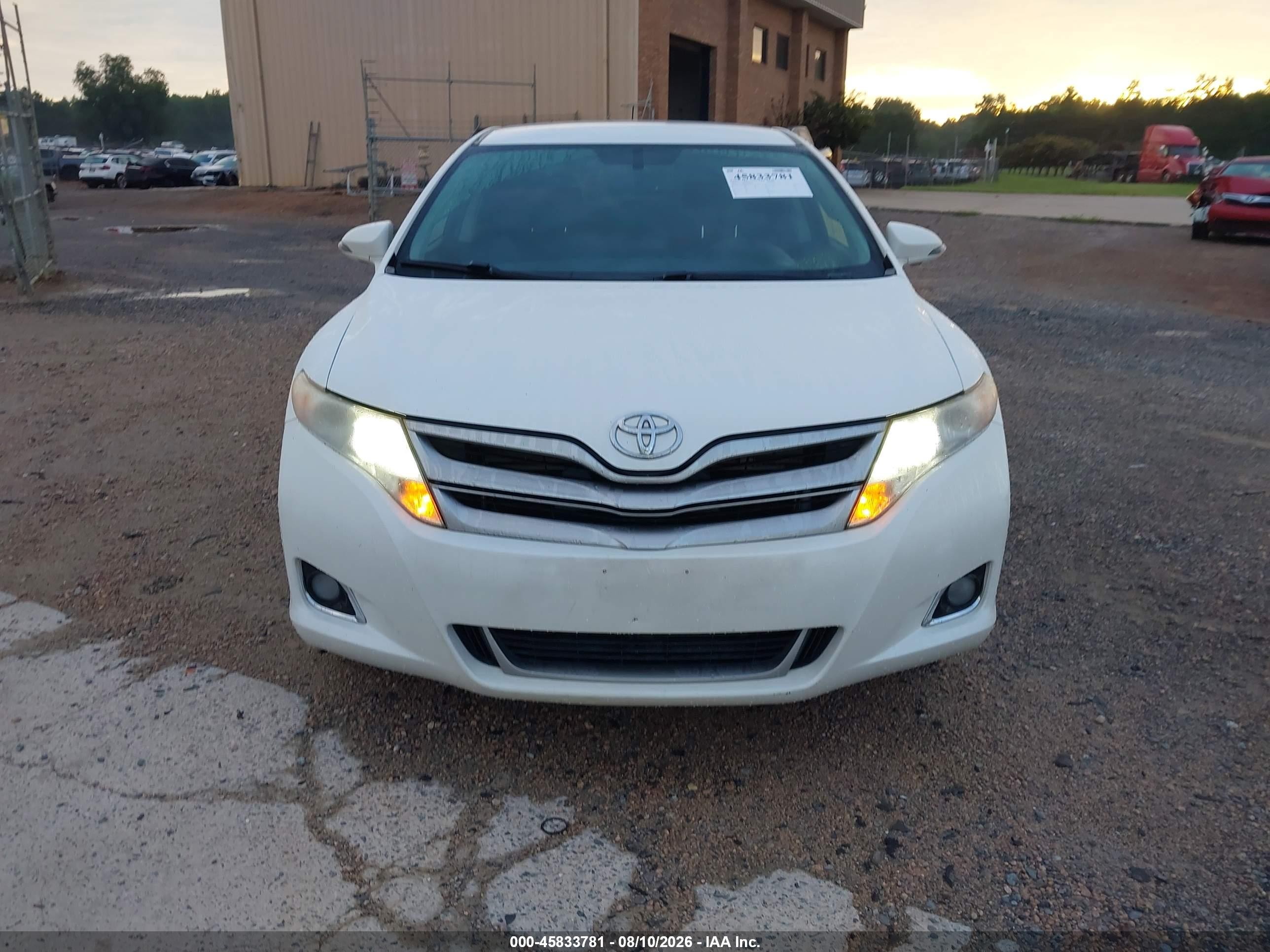 2014 Toyota Venza Le White vin: 4T3ZA3BB1EU082912