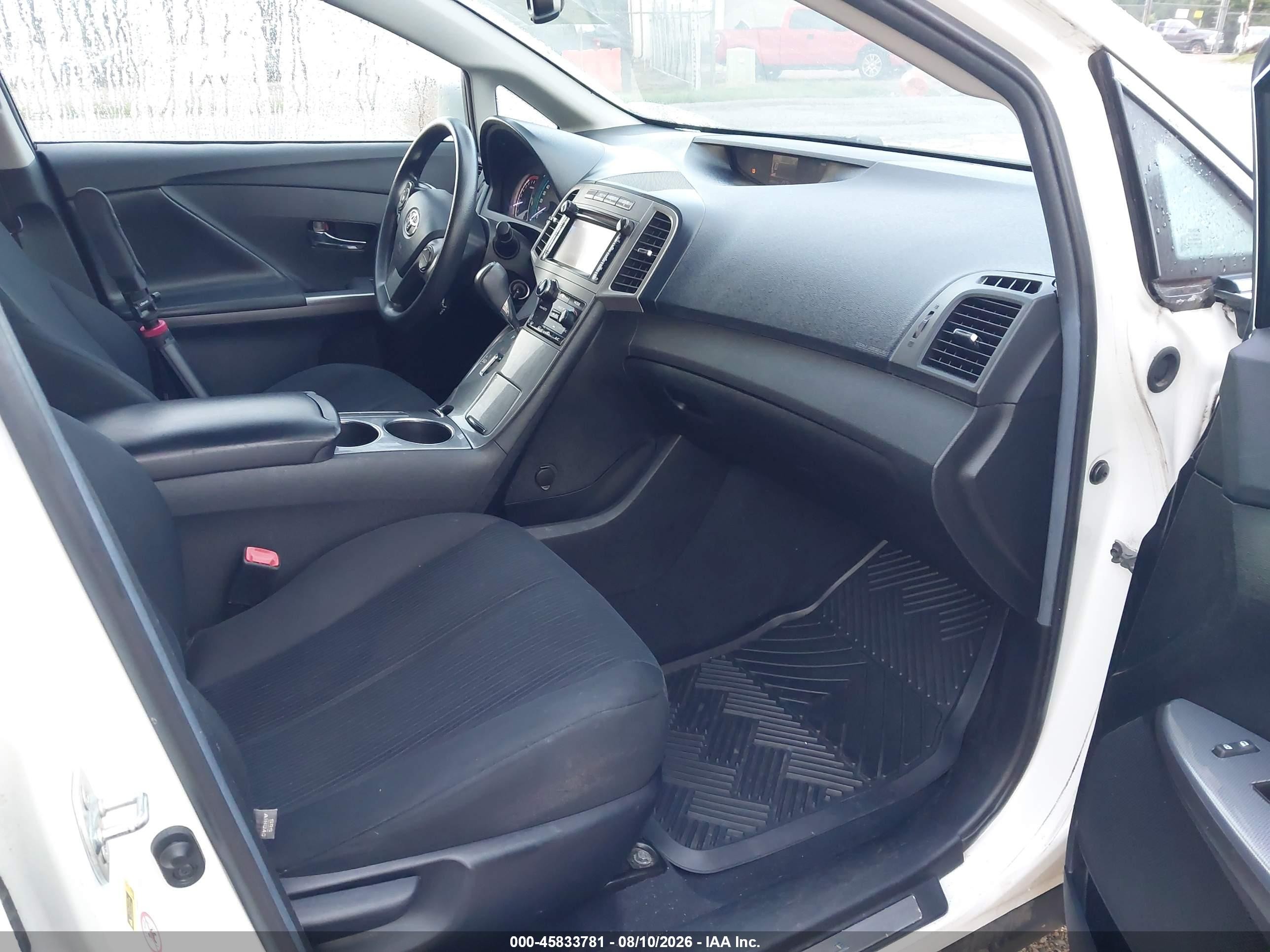 2014 Toyota Venza Le White vin: 4T3ZA3BB1EU082912