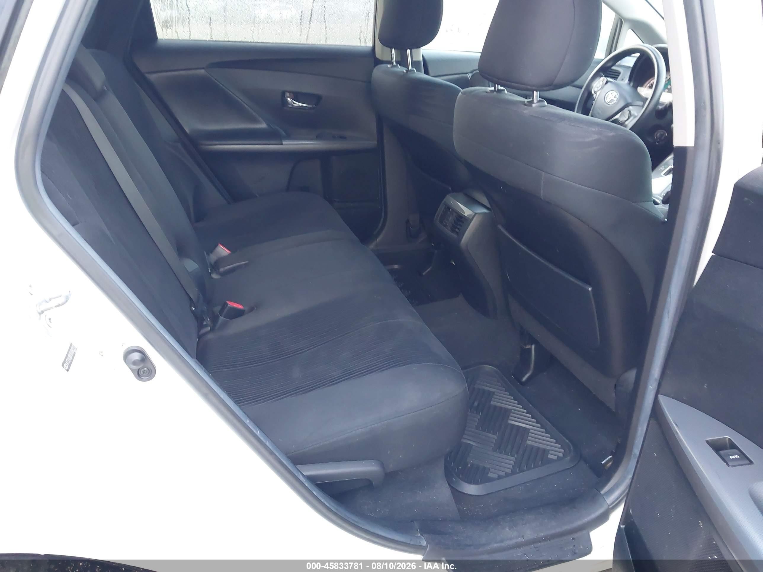 2014 Toyota Venza Le White vin: 4T3ZA3BB1EU082912