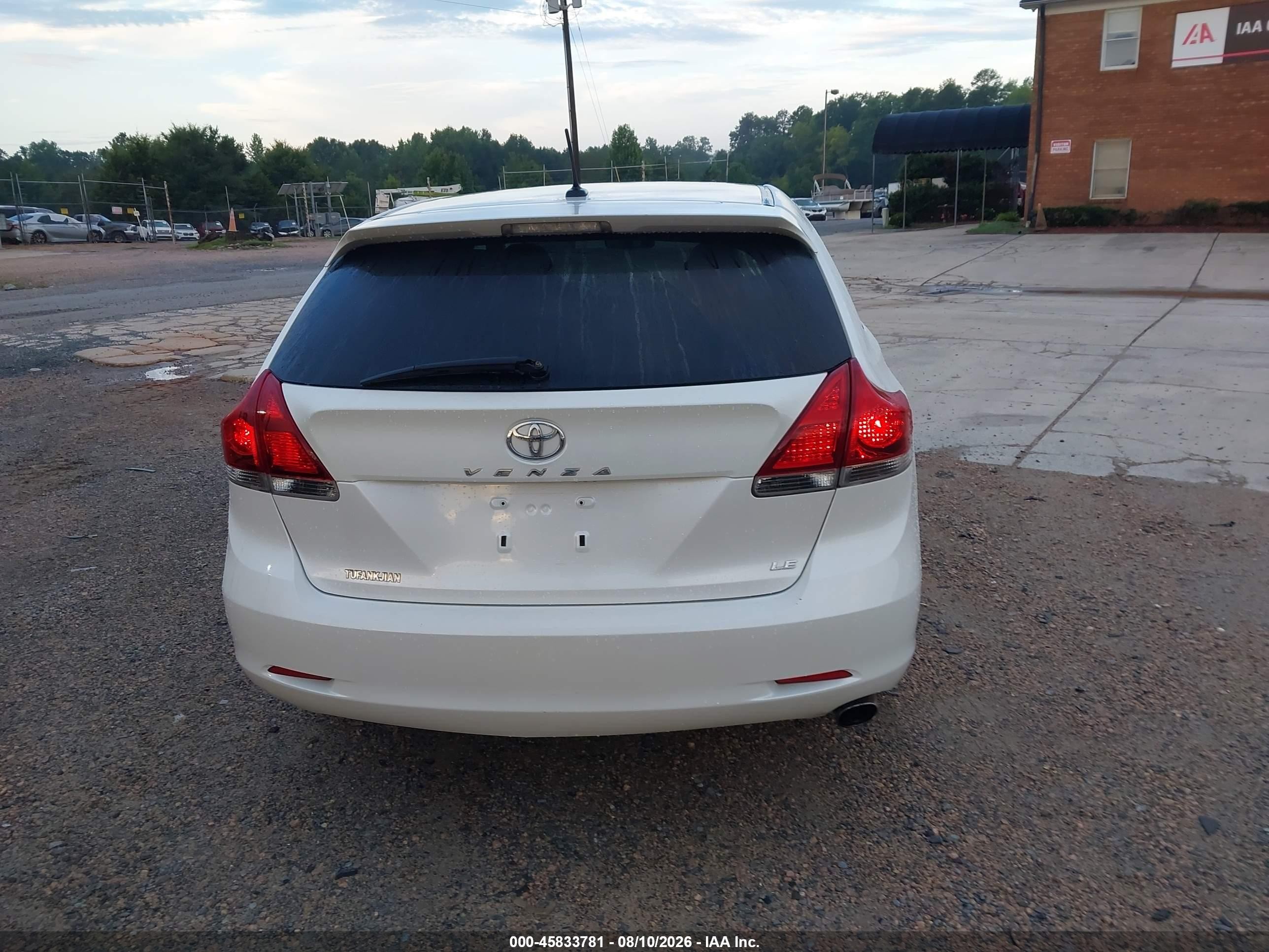 2014 Toyota Venza Le White vin: 4T3ZA3BB1EU082912