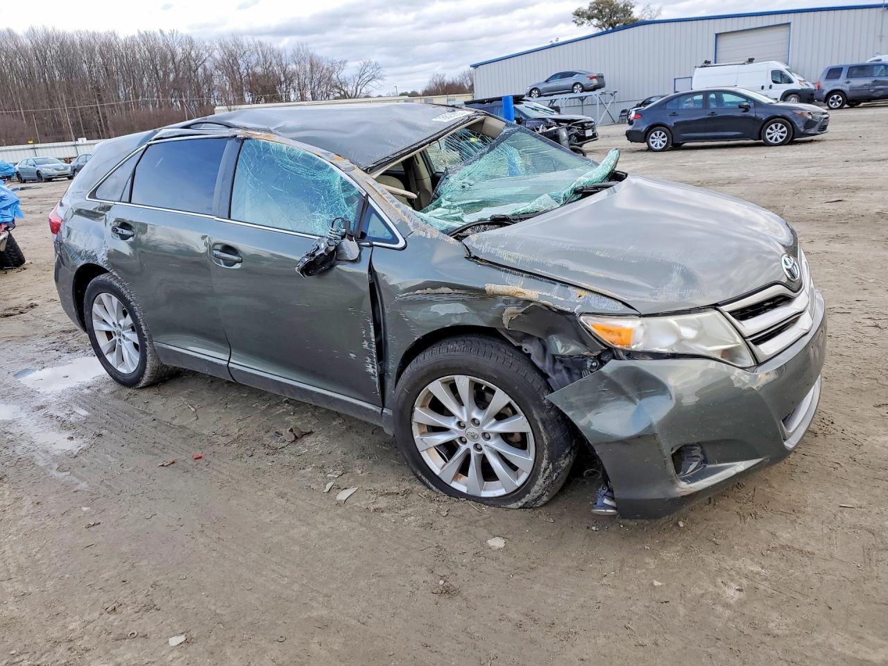 2014 Toyota Venza Le Green vin: 4T3ZA3BB1EU083994