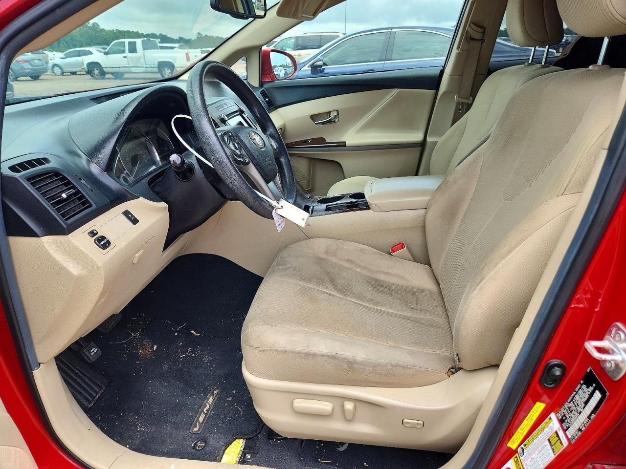 2014 Toyota Venza Le Красный vin: 4T3ZA3BB1EU085776
