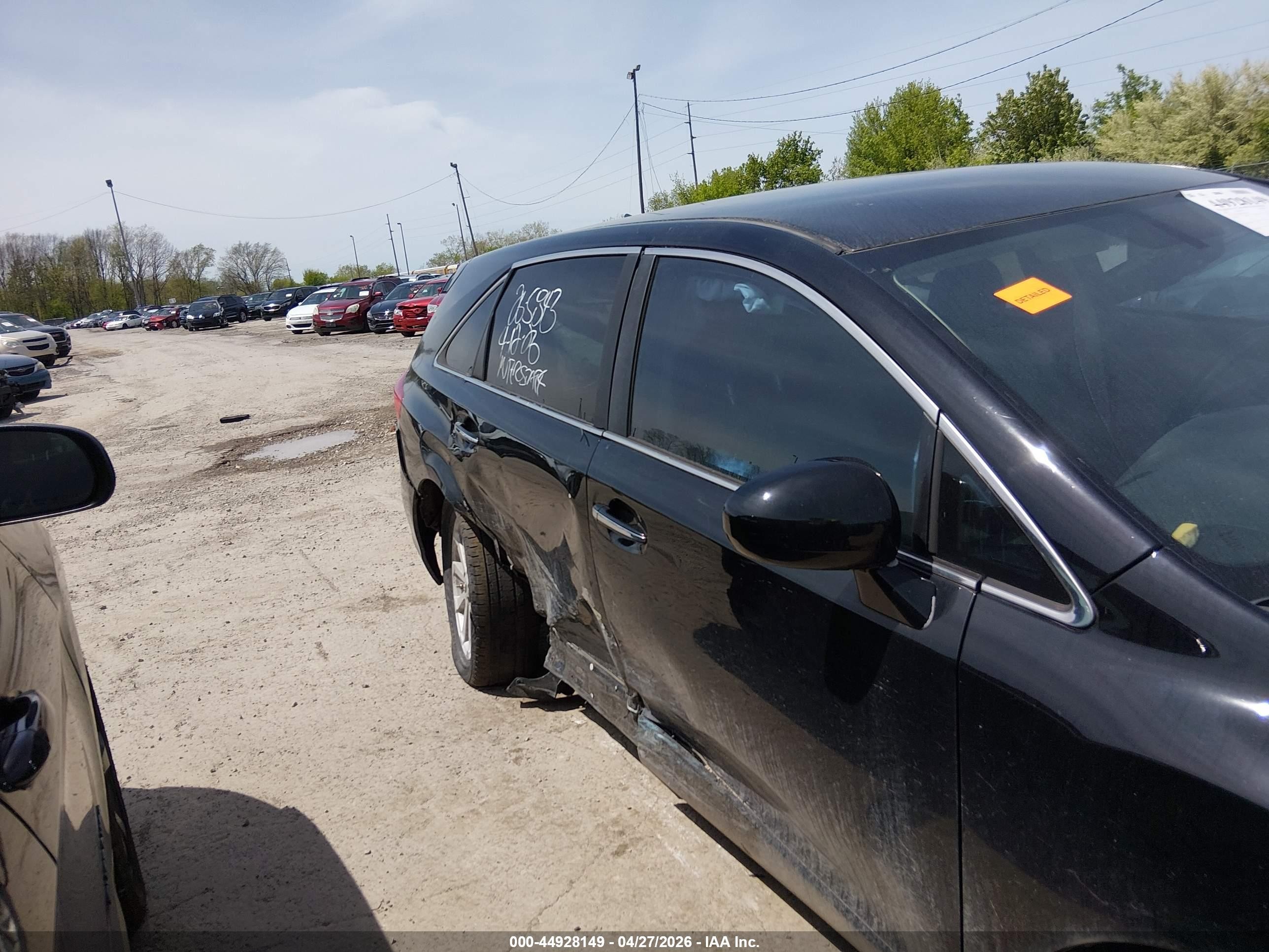 2011 Toyota Venza   Black vin: 4T3ZA3BB2BU051759