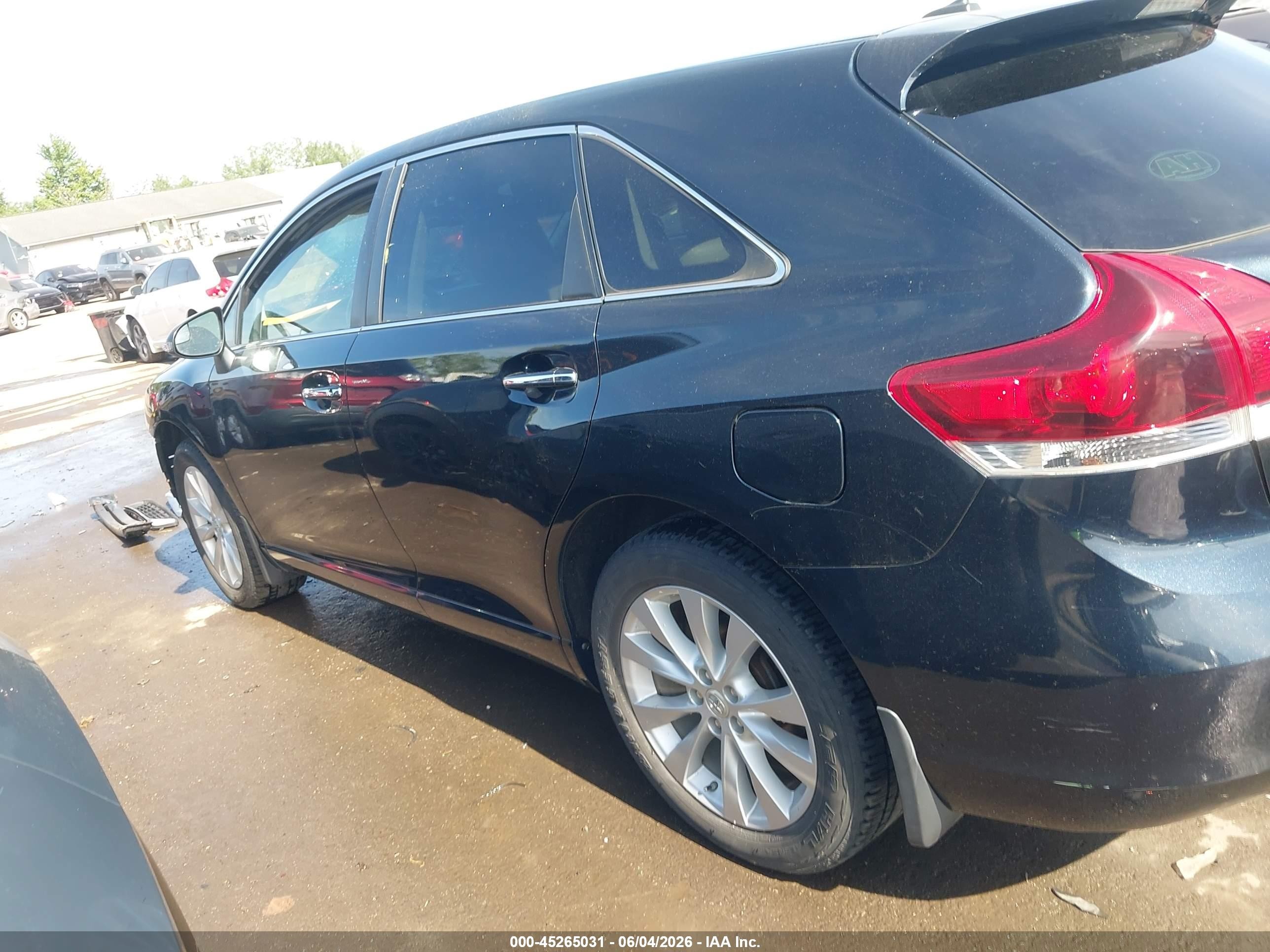 2013 Toyota Venza Xle Черный vin: 4T3ZA3BB2DU074459
