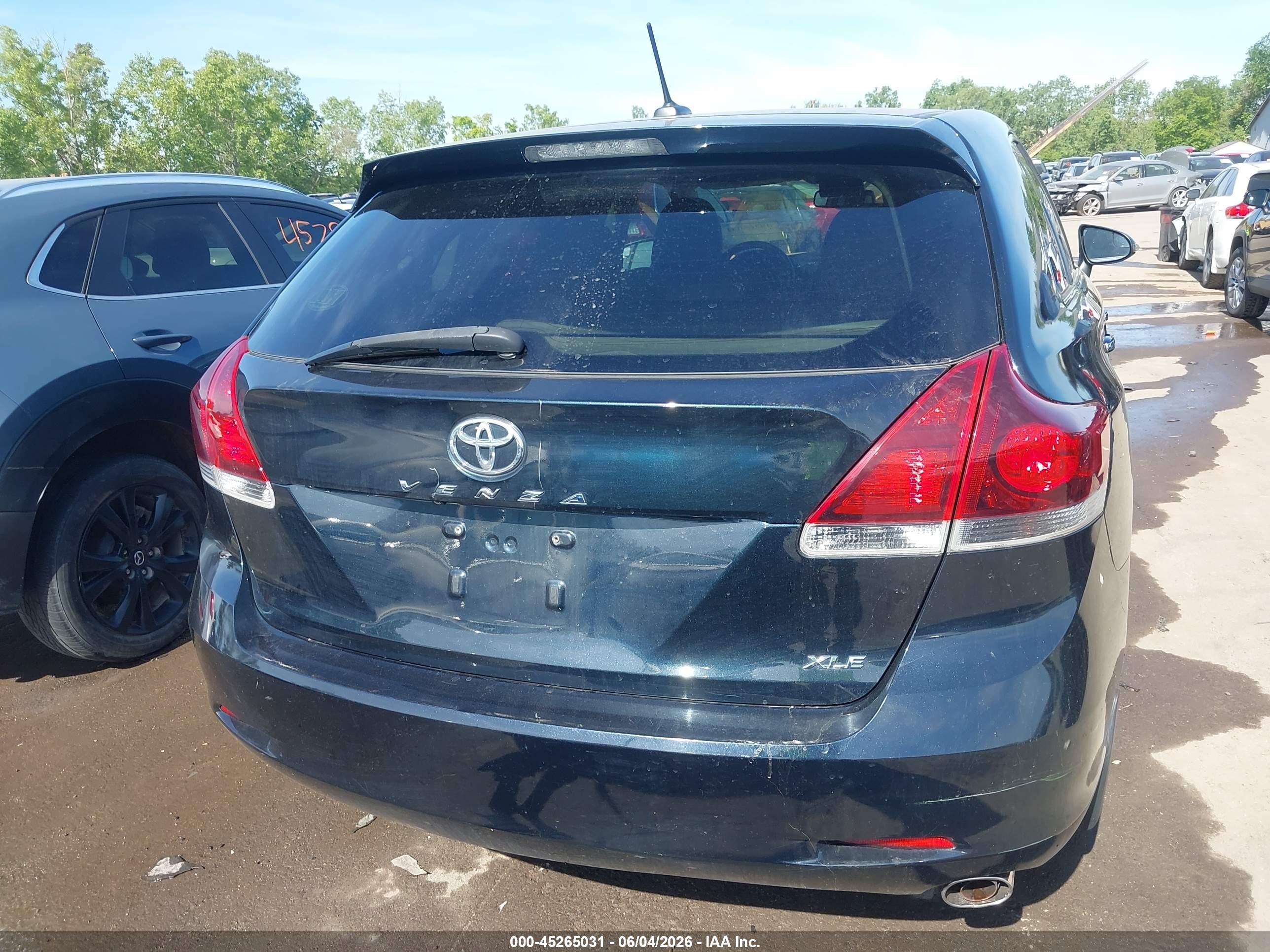 2013 Toyota Venza Xle Черный vin: 4T3ZA3BB2DU074459