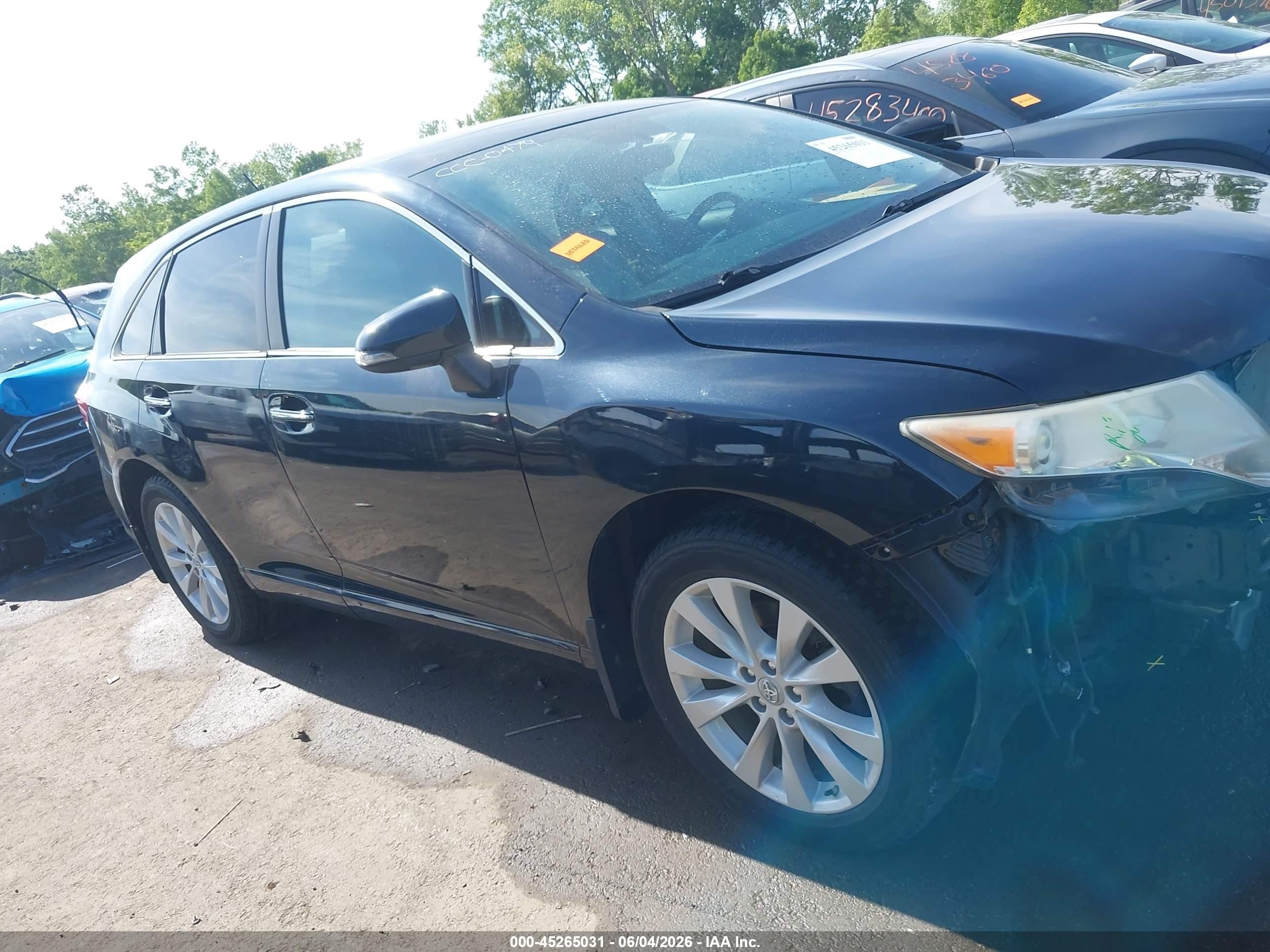 2013 Toyota Venza Xle Черный vin: 4T3ZA3BB2DU074459