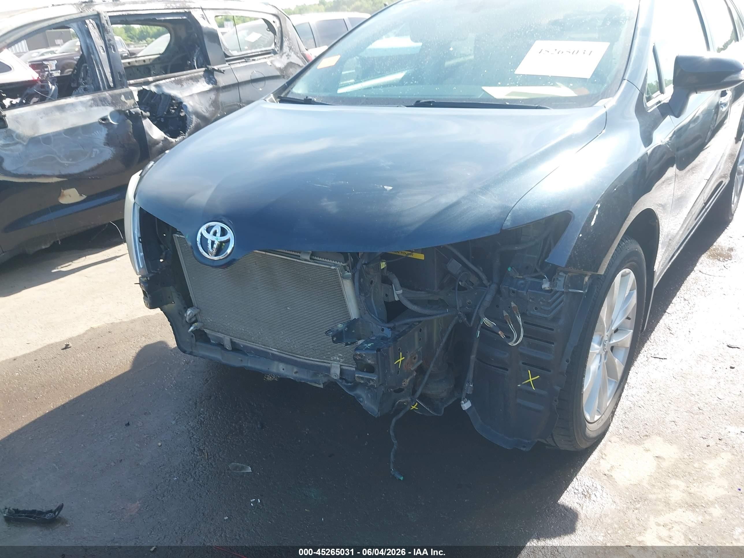 2013 Toyota Venza Xle Черный vin: 4T3ZA3BB2DU074459