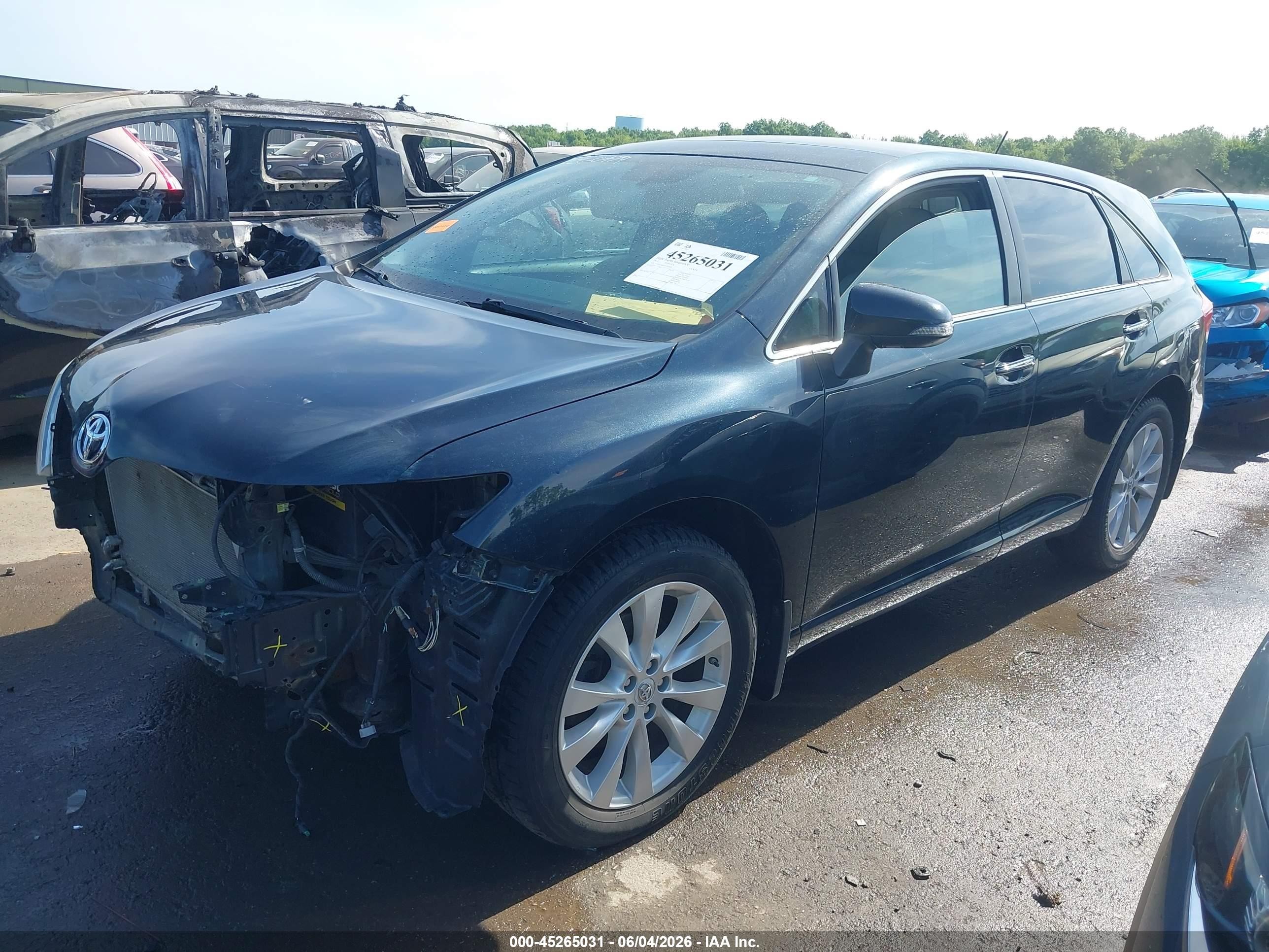 2013 Toyota Venza Xle Черный vin: 4T3ZA3BB2DU074459