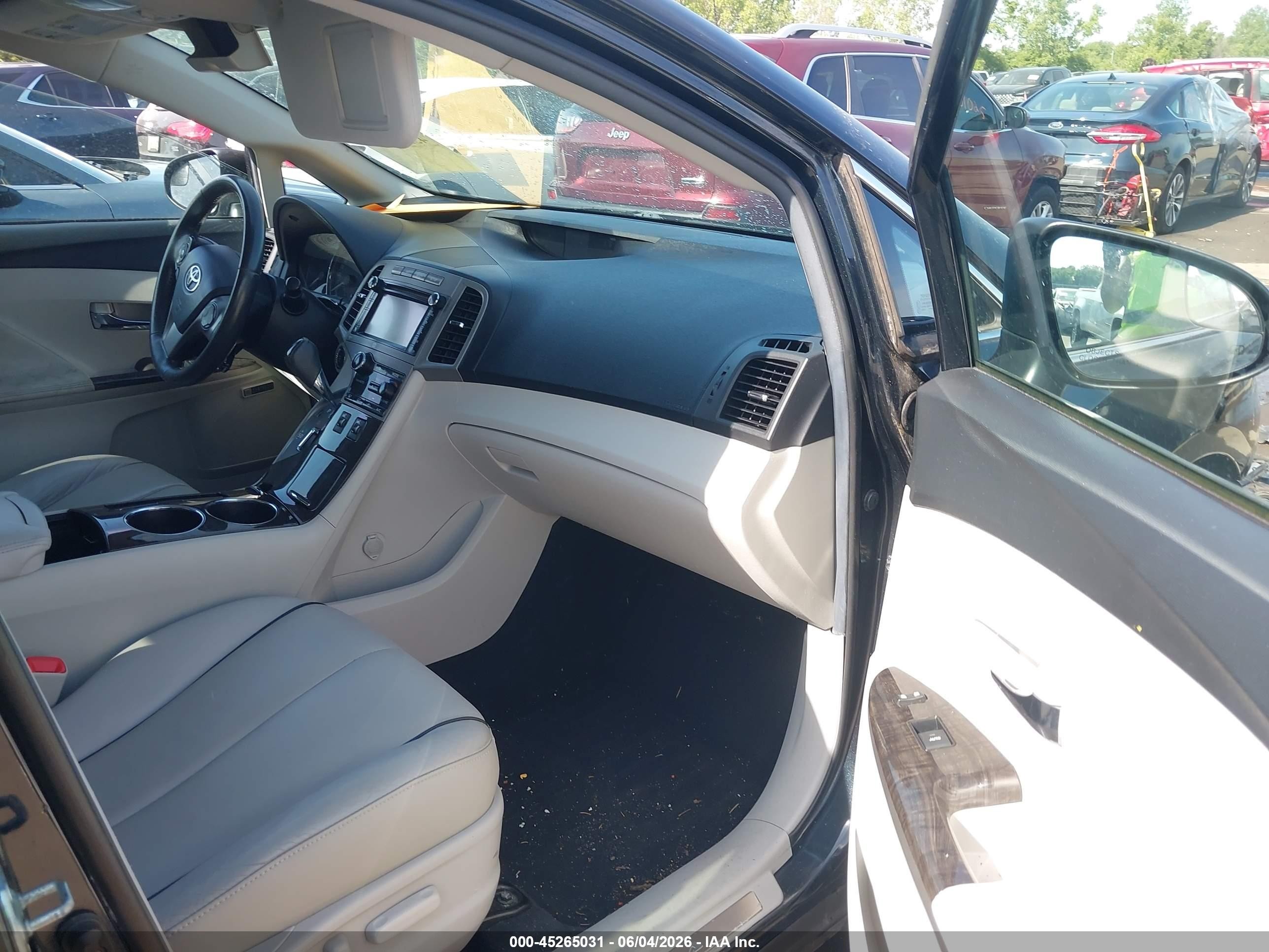 2013 Toyota Venza Xle Черный vin: 4T3ZA3BB2DU074459