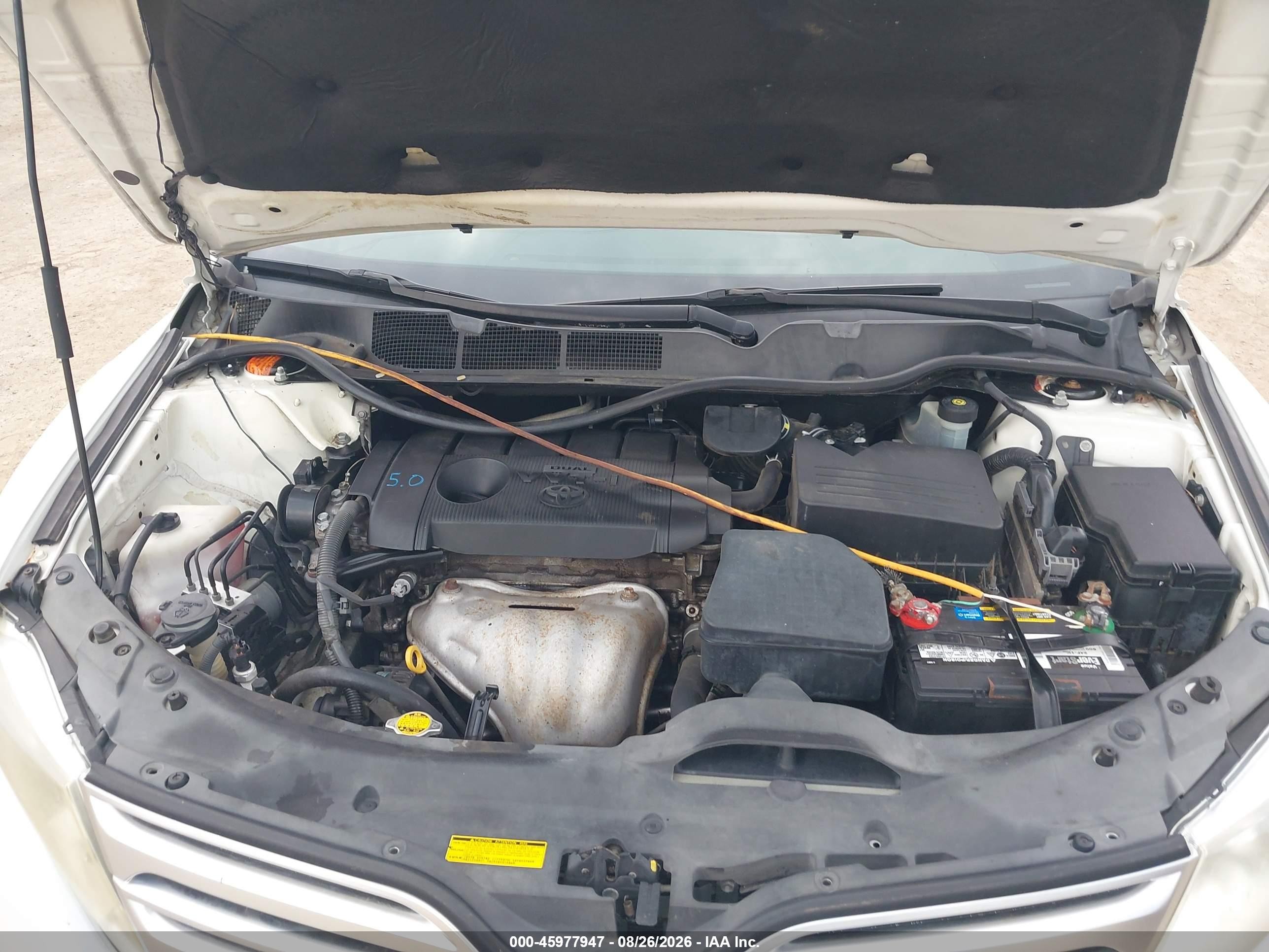 2010 Toyota Venza   White vin: 4T3ZA3BB3AU027579