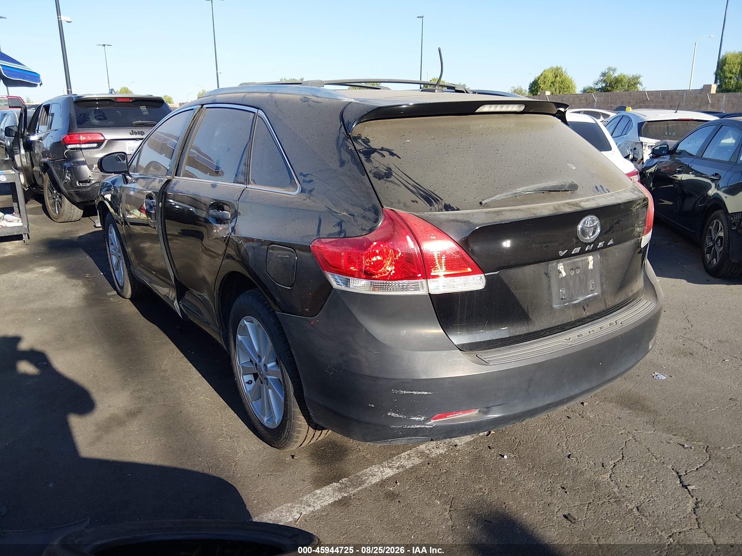 2011 Toyota Venza   Black vin: 4T3ZA3BB3BU046781