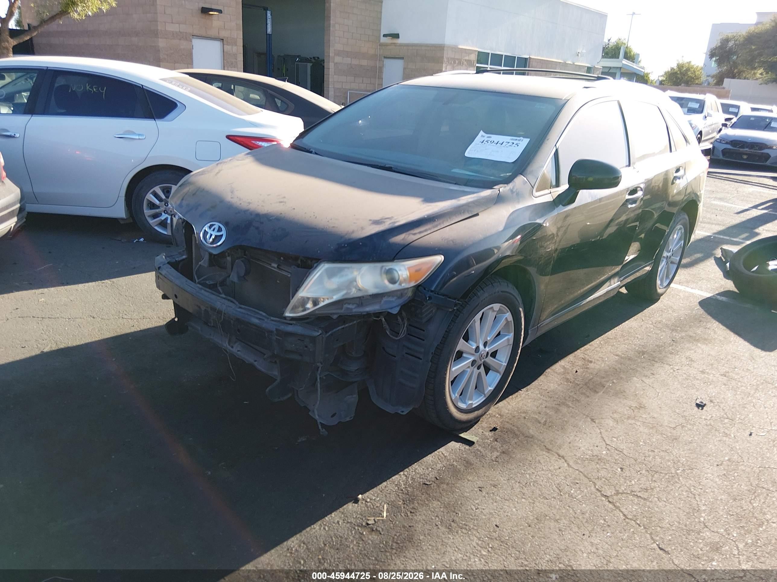 2011 Toyota Venza   Black vin: 4T3ZA3BB3BU046781