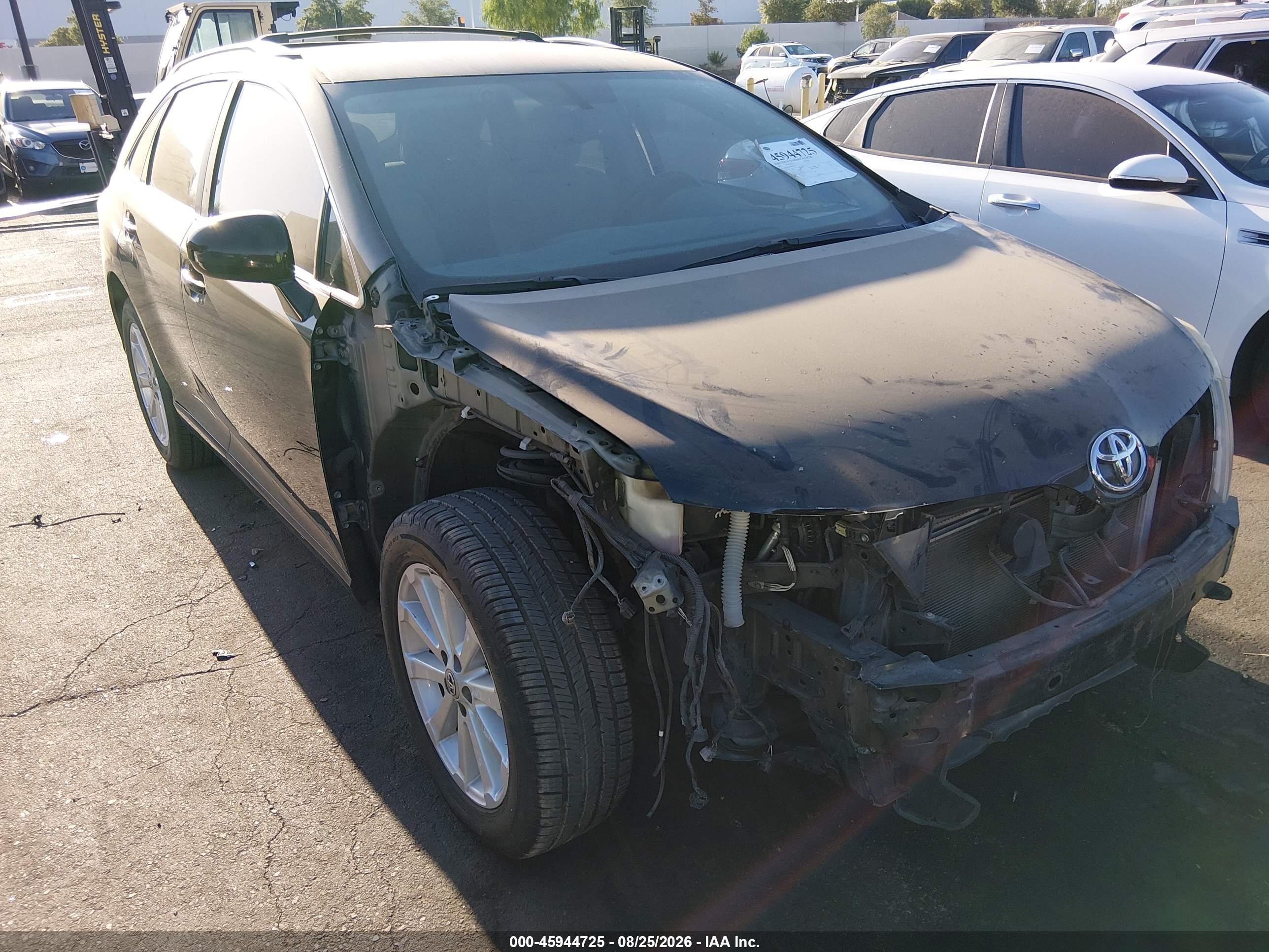 2011 Toyota Venza   Black vin: 4T3ZA3BB3BU046781