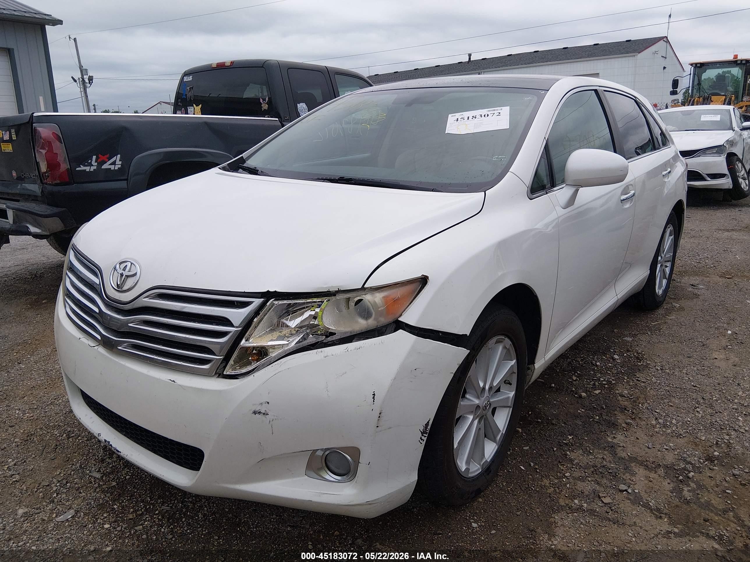 2011 Toyota Venza   White vin: 4T3ZA3BB3BU049390