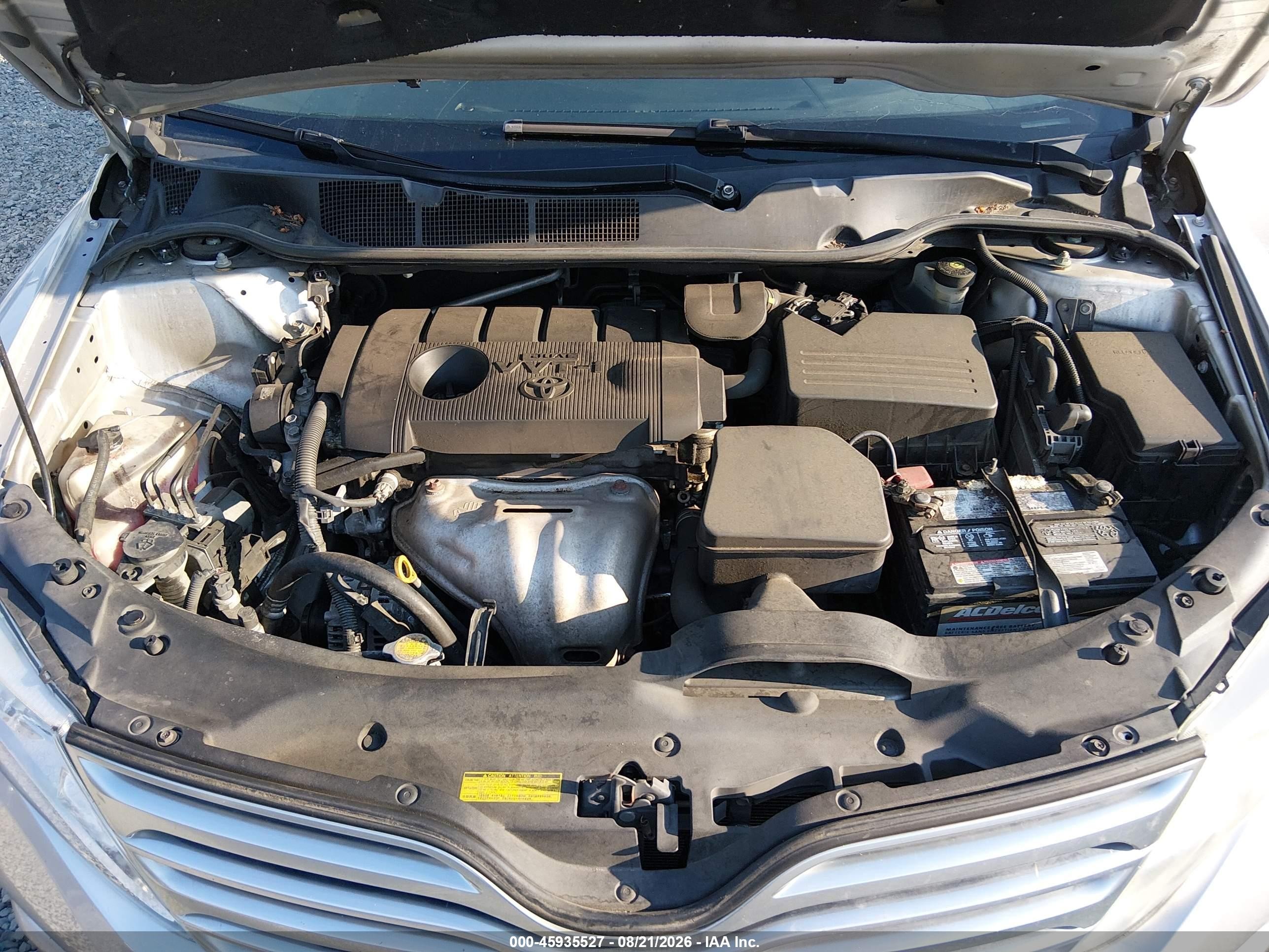 2011 Toyota Venza   Серебряный vin: 4T3ZA3BB3BU049860