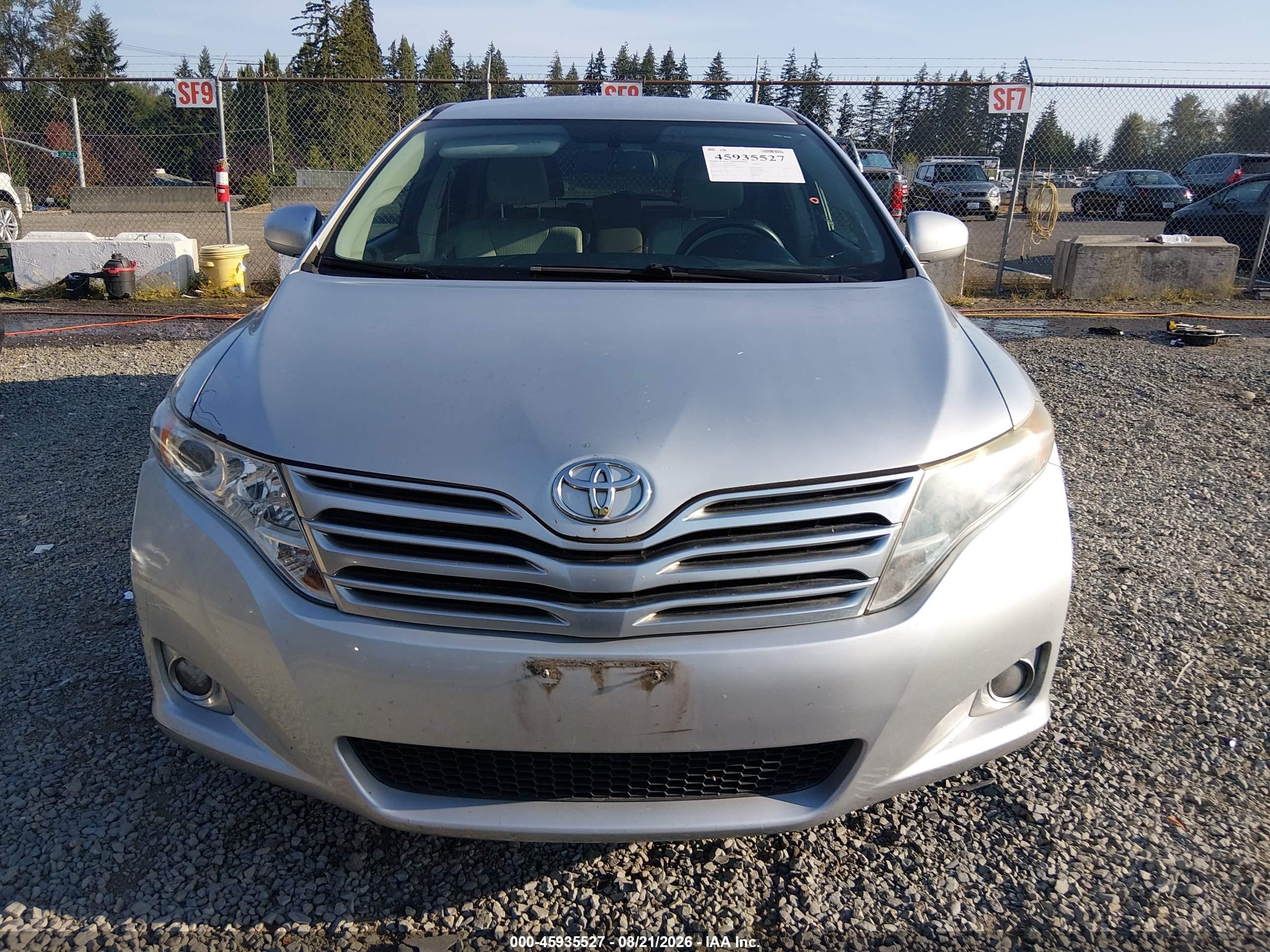 2011 Toyota Venza   Серебряный vin: 4T3ZA3BB3BU049860