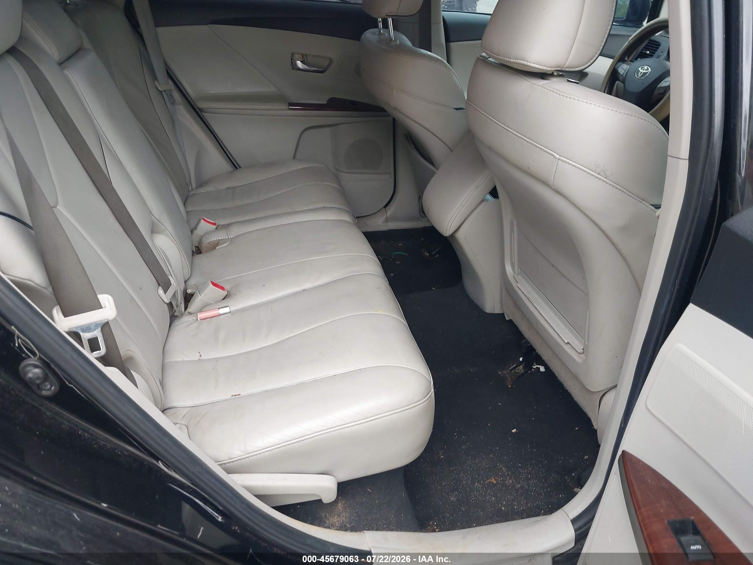 2012 Toyota Venza Xle Black vin: 4T3ZA3BB3CU060858