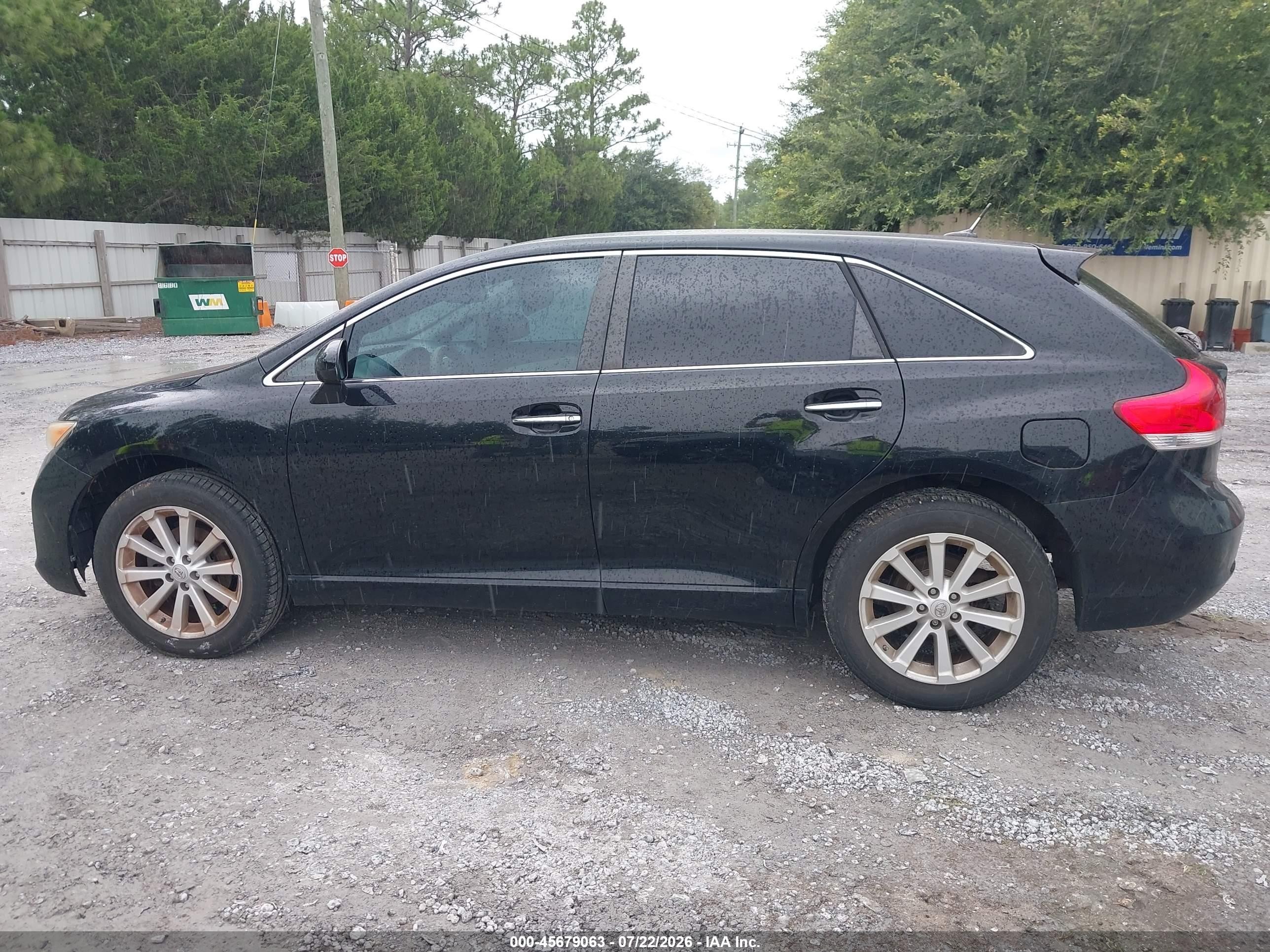 2012 Toyota Venza Xle Black vin: 4T3ZA3BB3CU060858