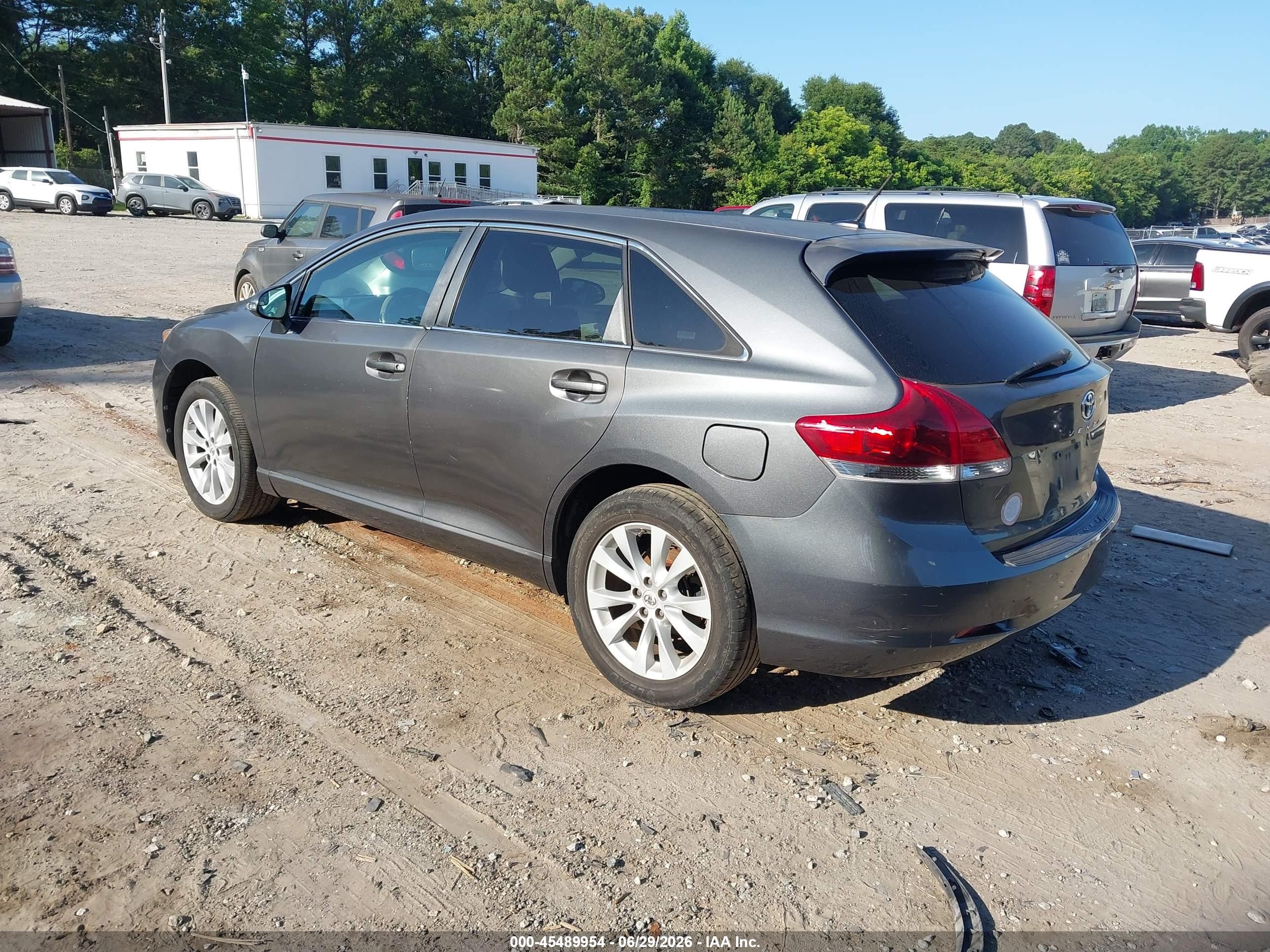 2013 Toyota Venza Le Gray vin: 4T3ZA3BB3DU063485