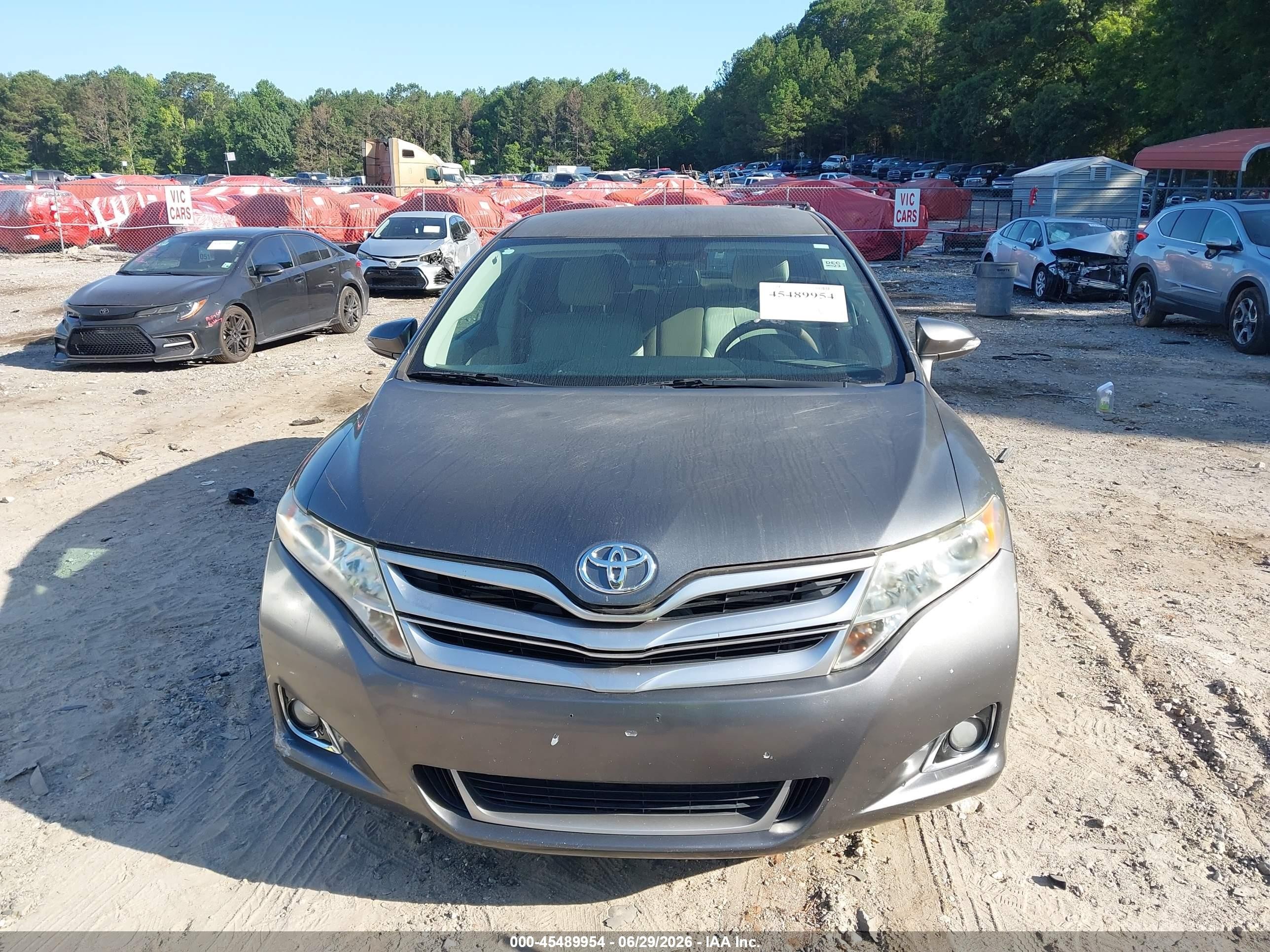 2013 Toyota Venza Le Gray vin: 4T3ZA3BB3DU063485
