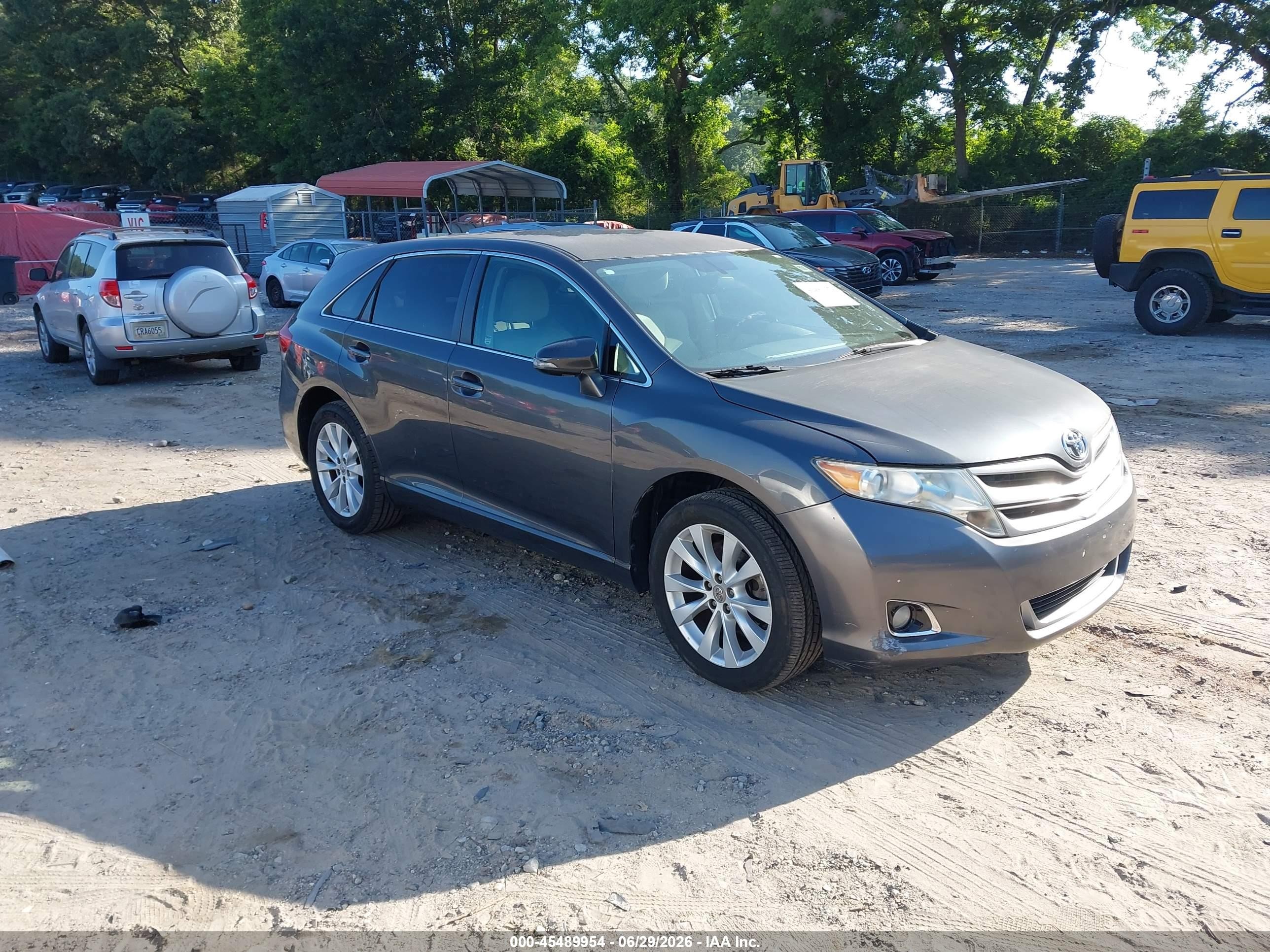 2013 Toyota Venza Le Gray vin: 4T3ZA3BB3DU063485