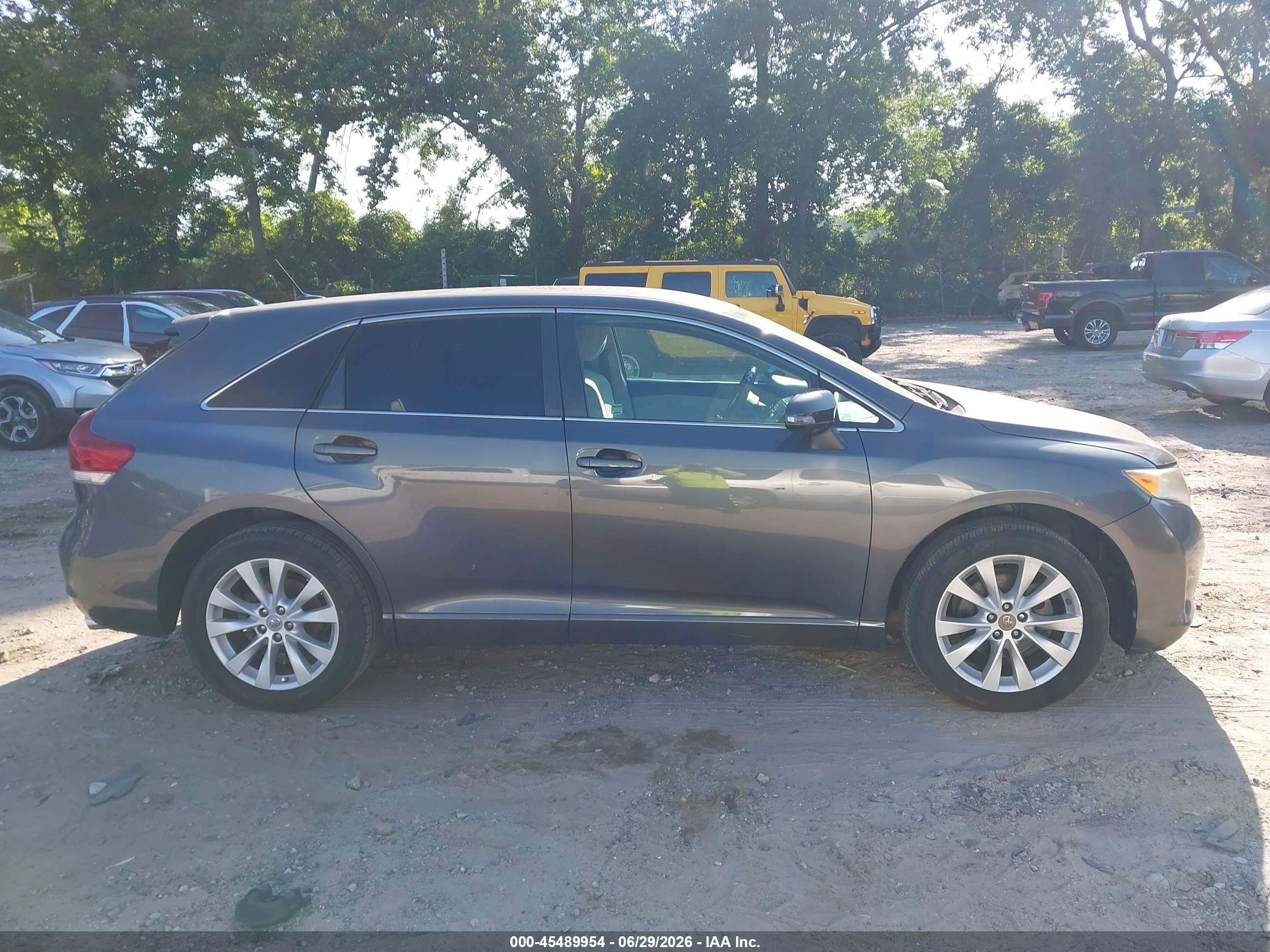 2013 Toyota Venza Le Gray vin: 4T3ZA3BB3DU063485